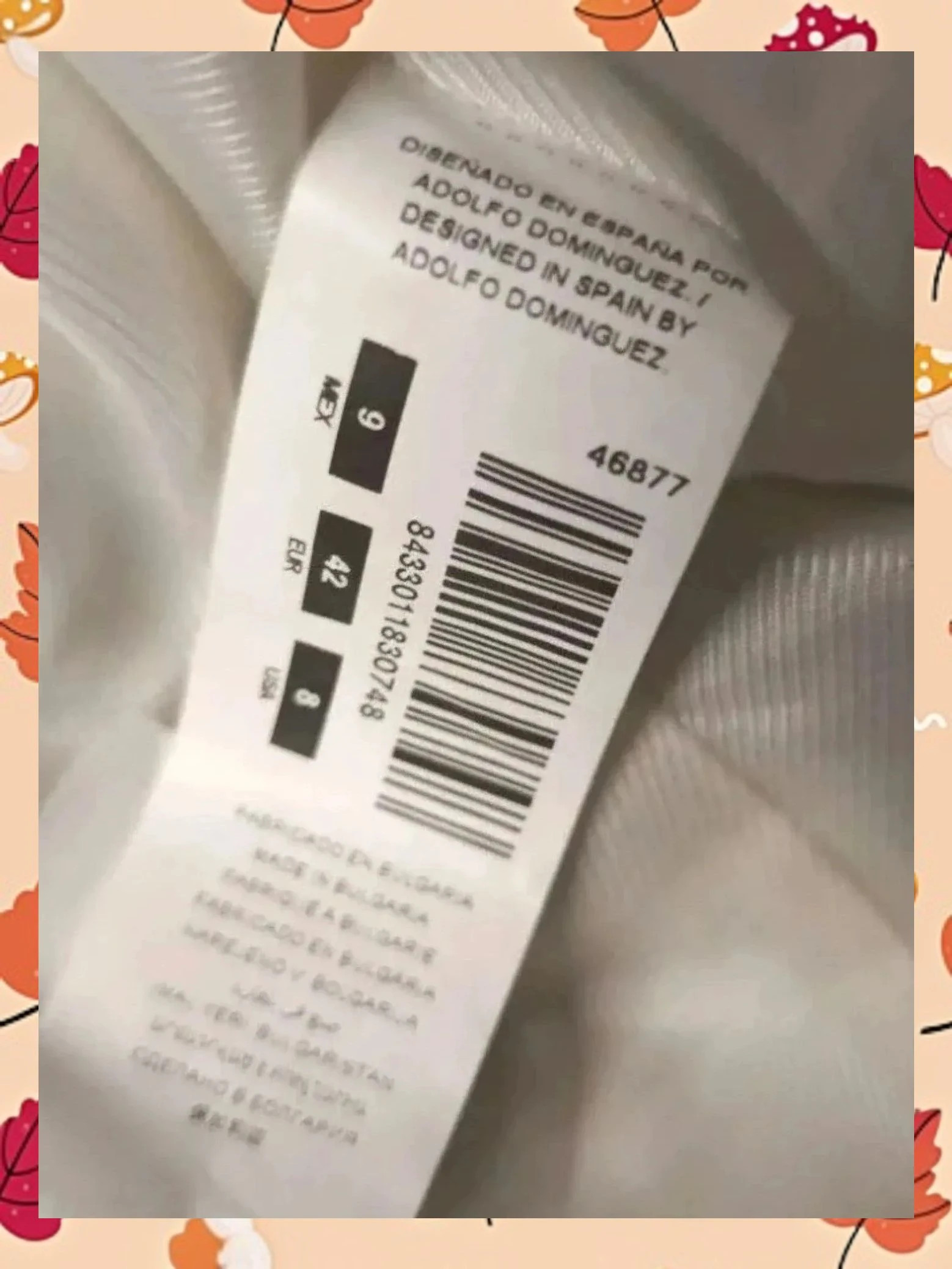 Falda Adolfo Domínguez Estampada Jacquard Talla 42 Nueva – Adolfo Dominguez – taille XL / 42 / 14 5