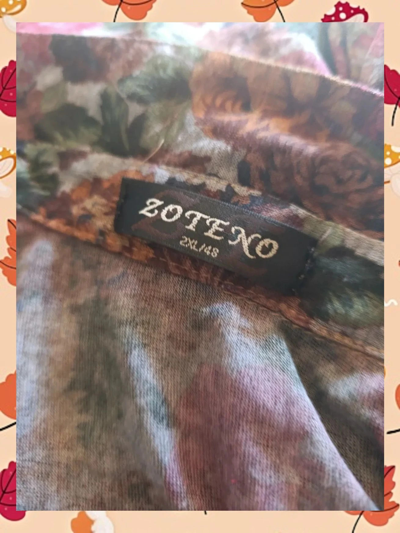 Camisa estampada flores Zoteno talla 48 / 2XL – Zoteno – taille XXL / 44 / 16 3