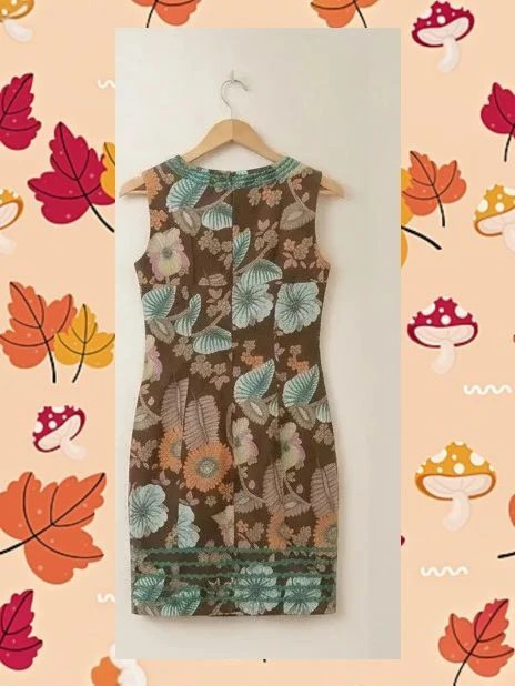Vestido midi floral 100% Algodón Junco y Arena - Talla 40 – Junco y Arena – taille L / 40 / 12 2