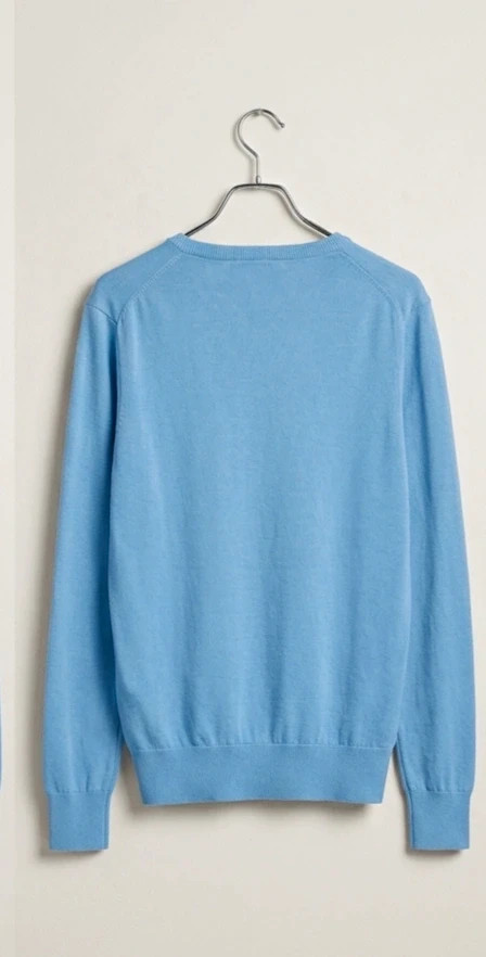 Jersey GANT 100% Algodón - Azul Celeste - Talla L – GANT – taille L / 40 / 12 2