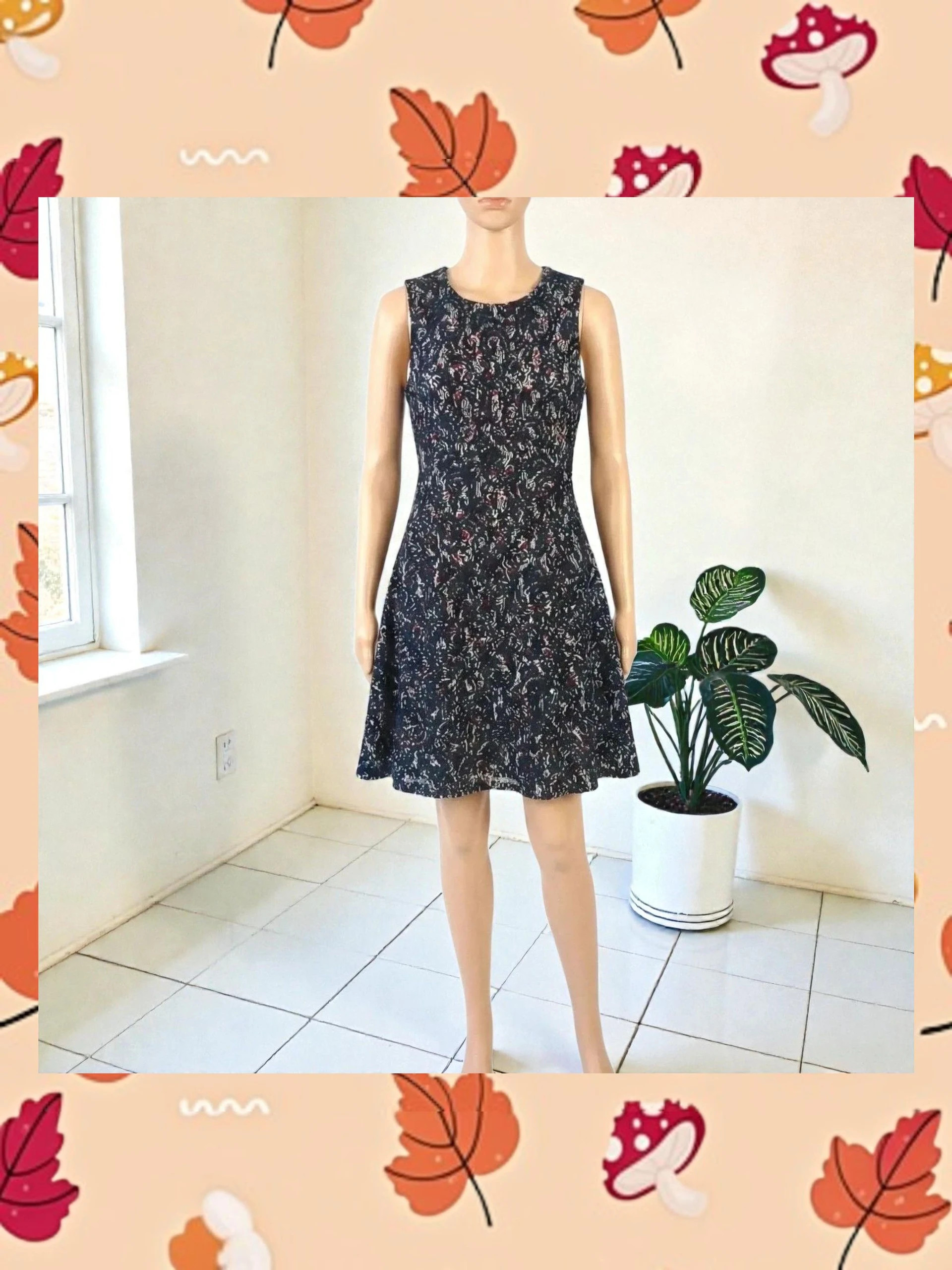 Vestido Adolfo Dominguez Texturizado Vuelo Talla 38