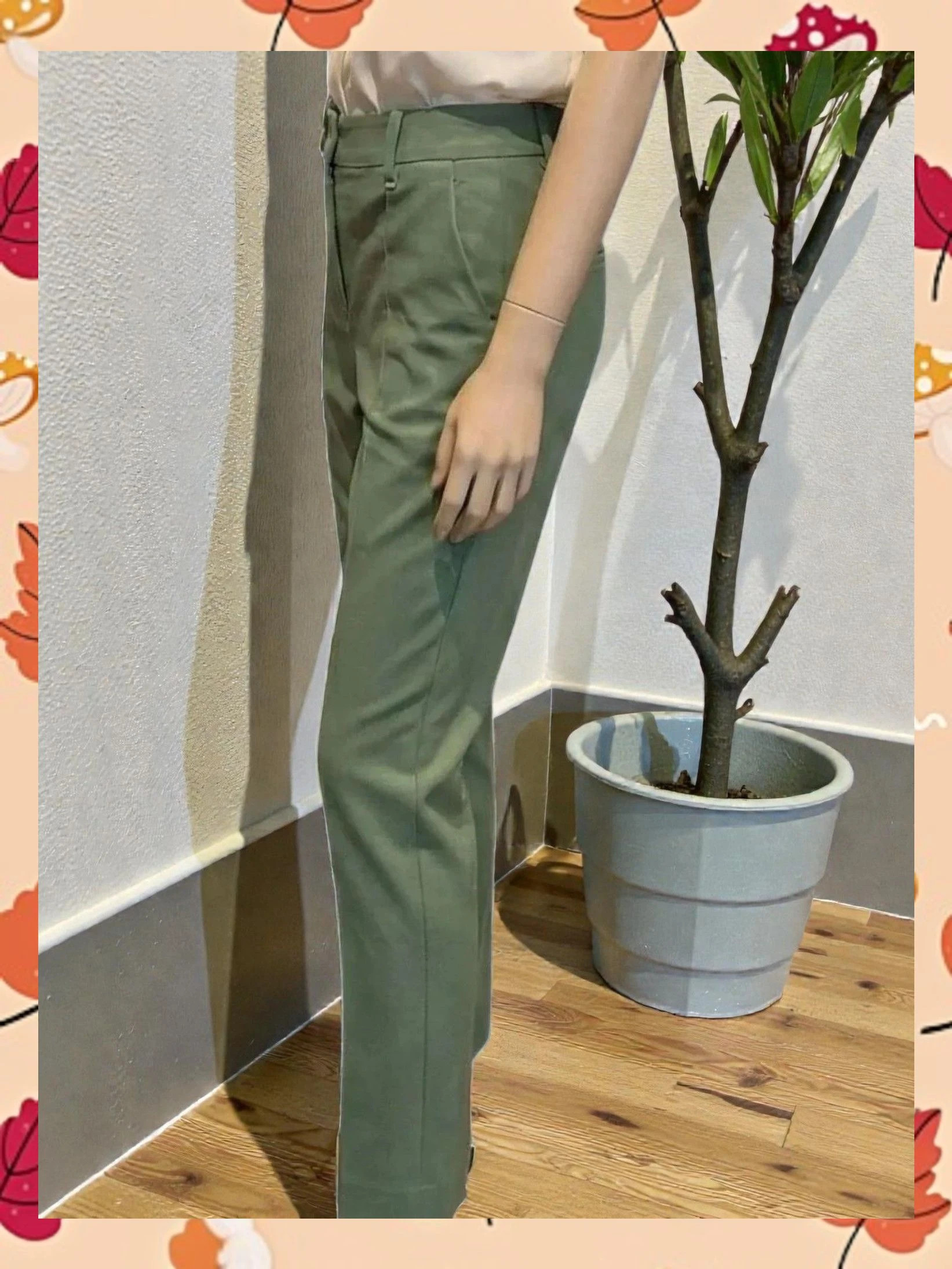 Pantalón de vestir OKY verde talla 38 - Calidad Premium 🌿 – OKY – taille M / 38 / 10 2