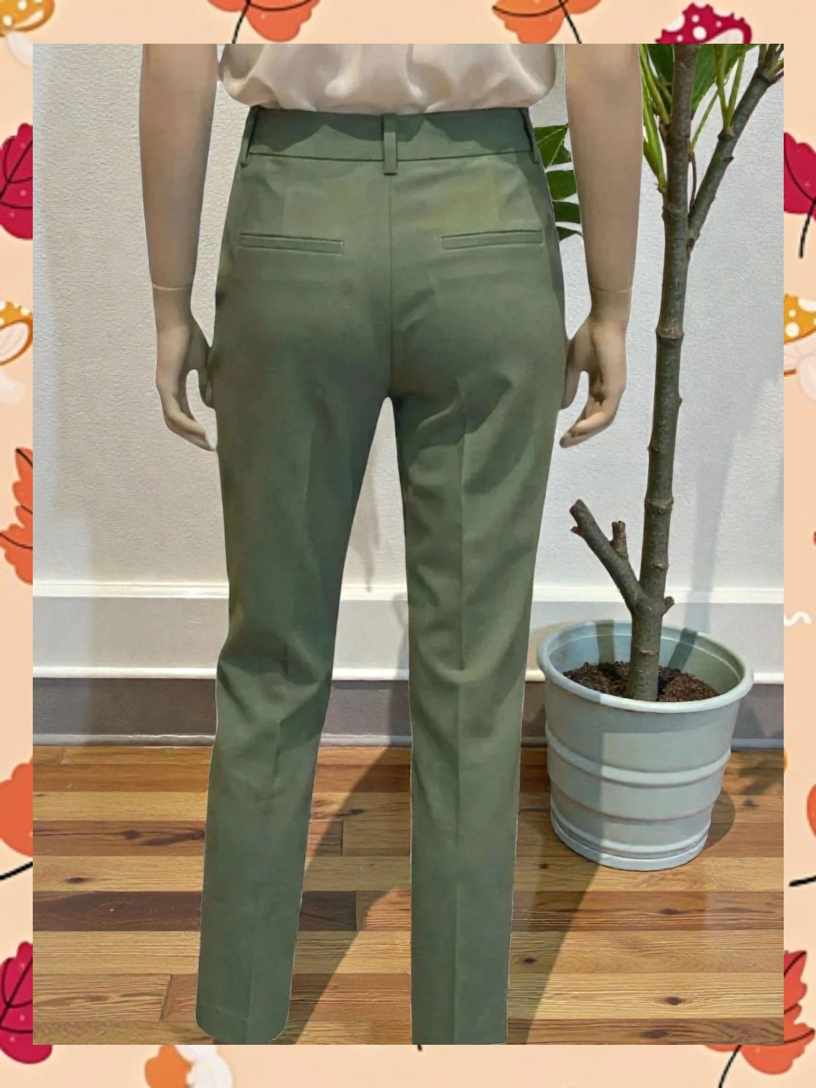 Pantalón de vestir OKY verde talla 38 - Calidad Premium 🌿 – OKY – taille M / 38 / 10 3