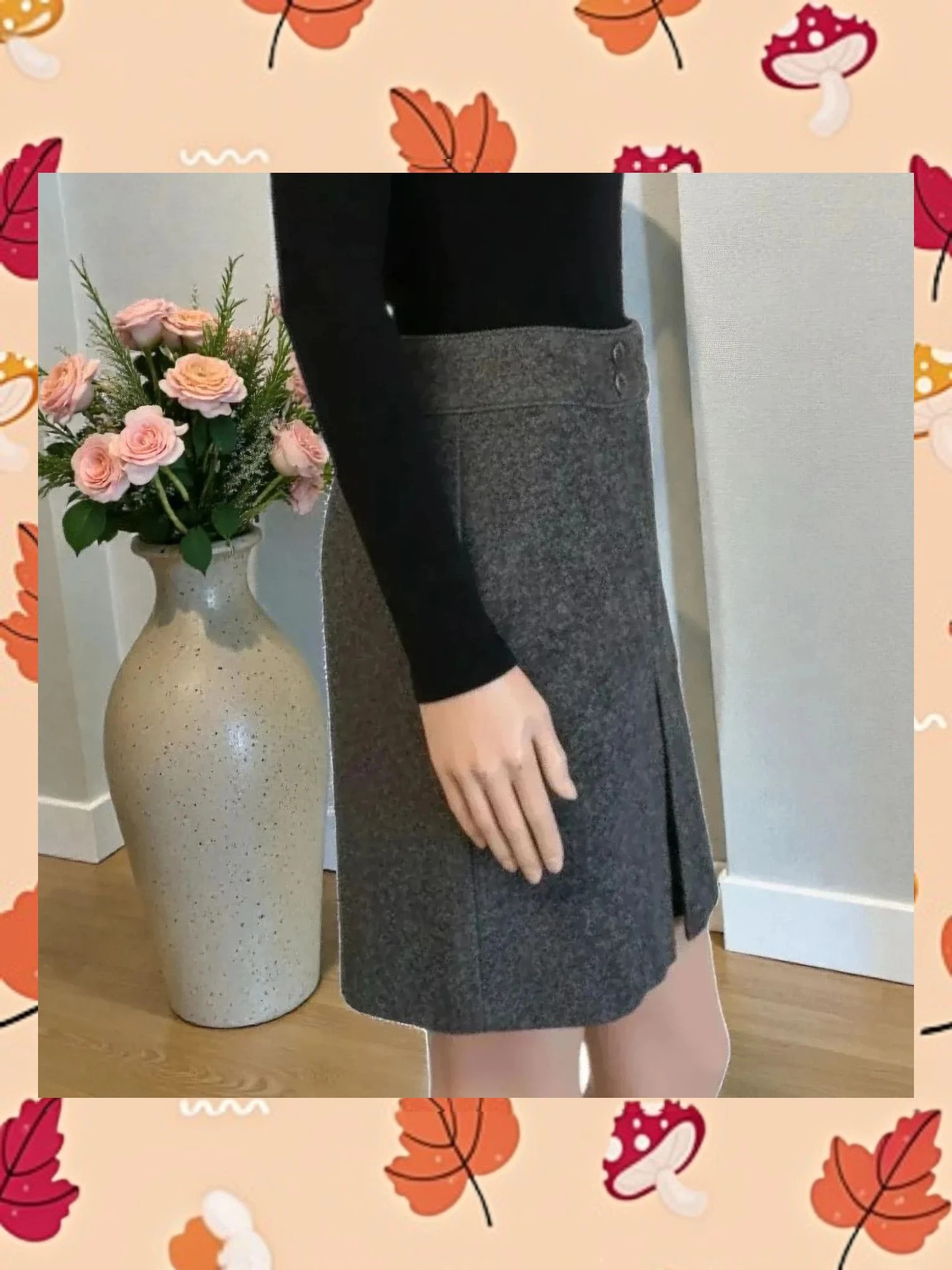 Falda Gris Marengo Steilmann - Talla 42 - Estilo Business 💼 – steilmann – taille XL / 42 / 14 3
