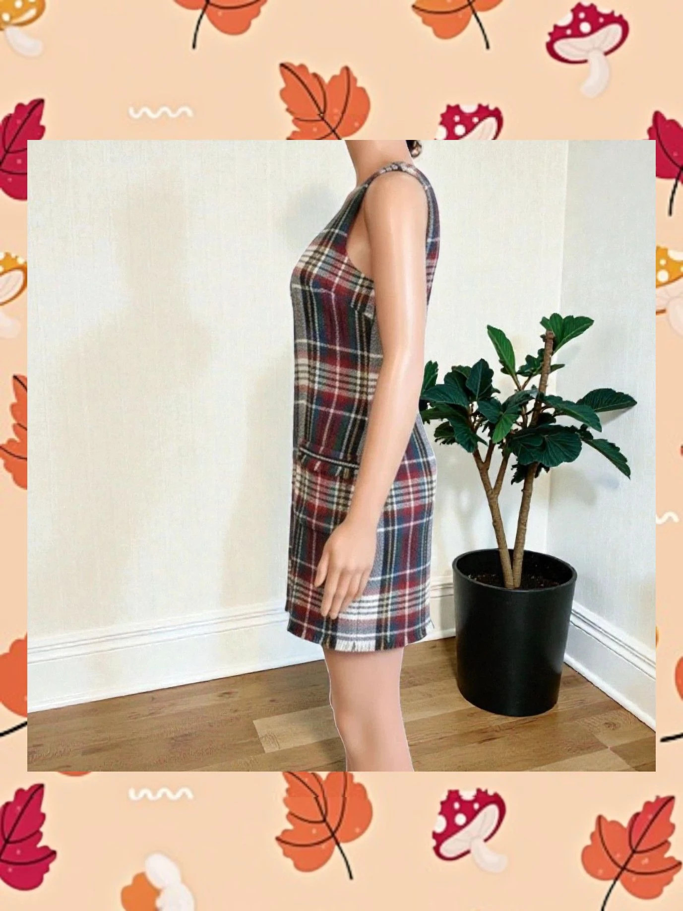 👗 Vestido Tweed Cuadros Zara TRF L - Estilo Preppy – Zara – taille L / 40 / 12 3