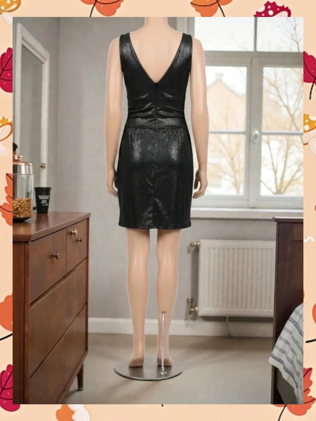 Vestido Negro Shimmer Motivi - – motivi – taille M / 38 / 10 3