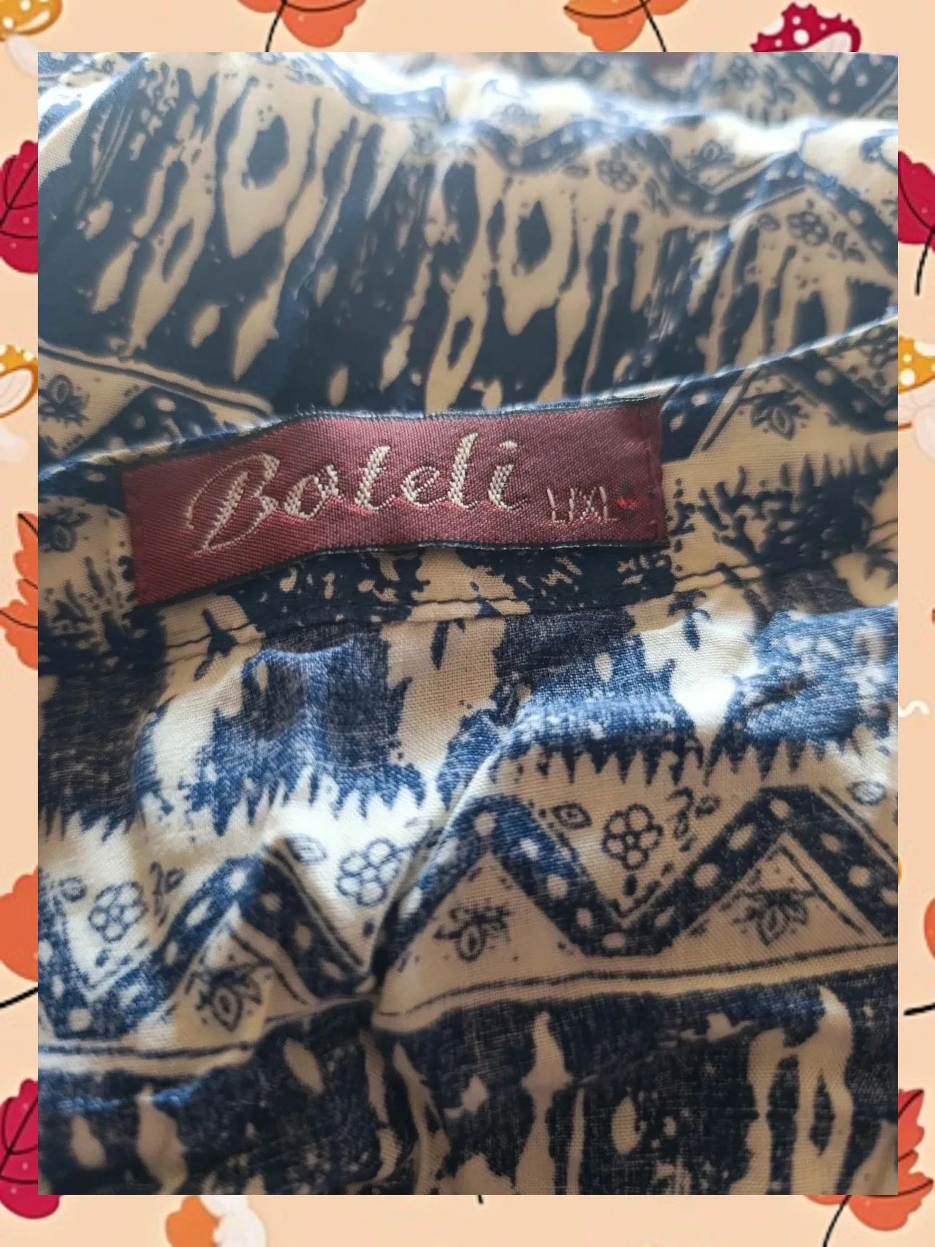 Vestido túnica estampado Boteli - Estilo Boho – Boteli – taille L / 40 / 12 4