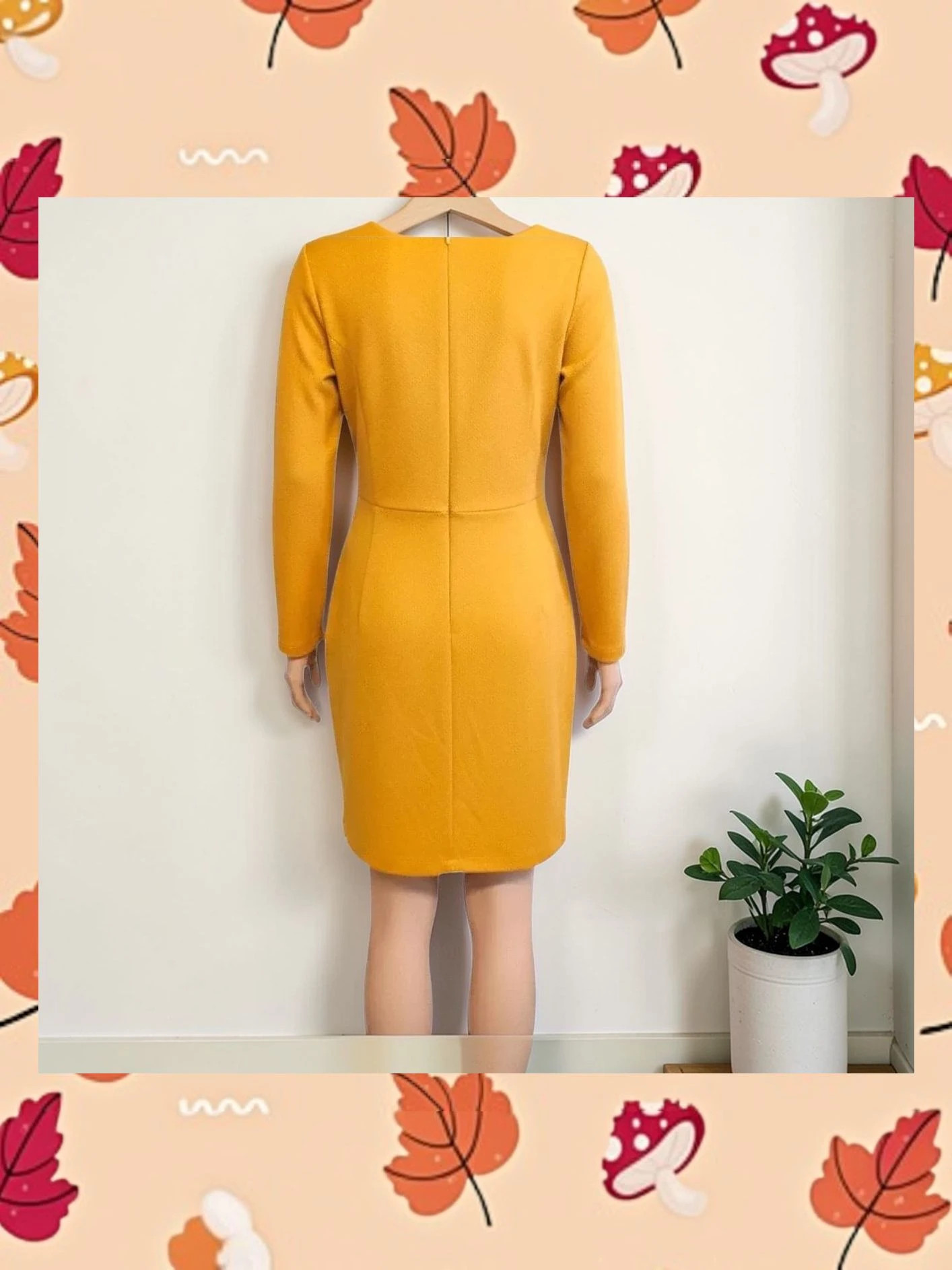 👗 Vestido Mostaza Rebeldes Talla 50 - Elegante y Profesional – Rebelde's – taille 5XL / 50 / 22 2
