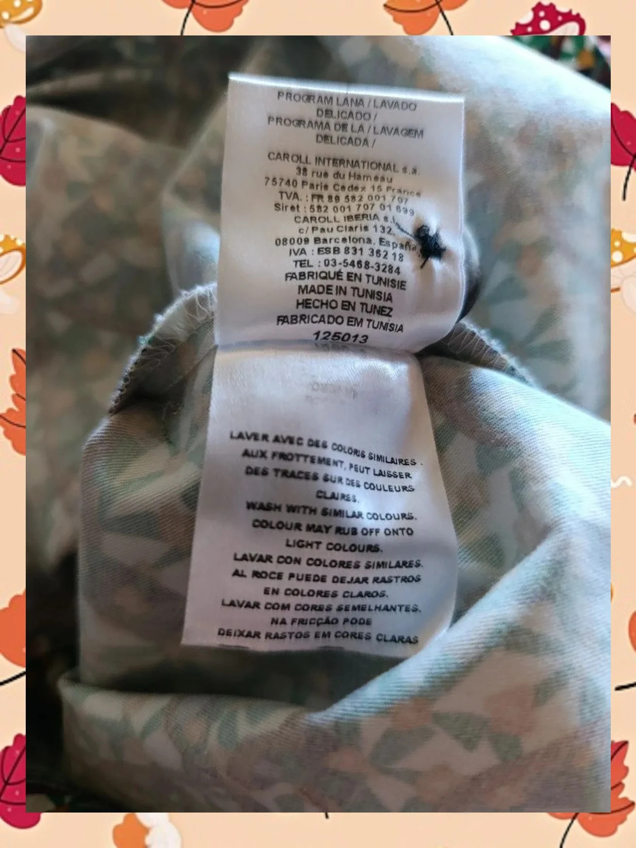 Falda Caroll Paris Estampada T.42 – Caroll – taille XL / 42 / 14 5