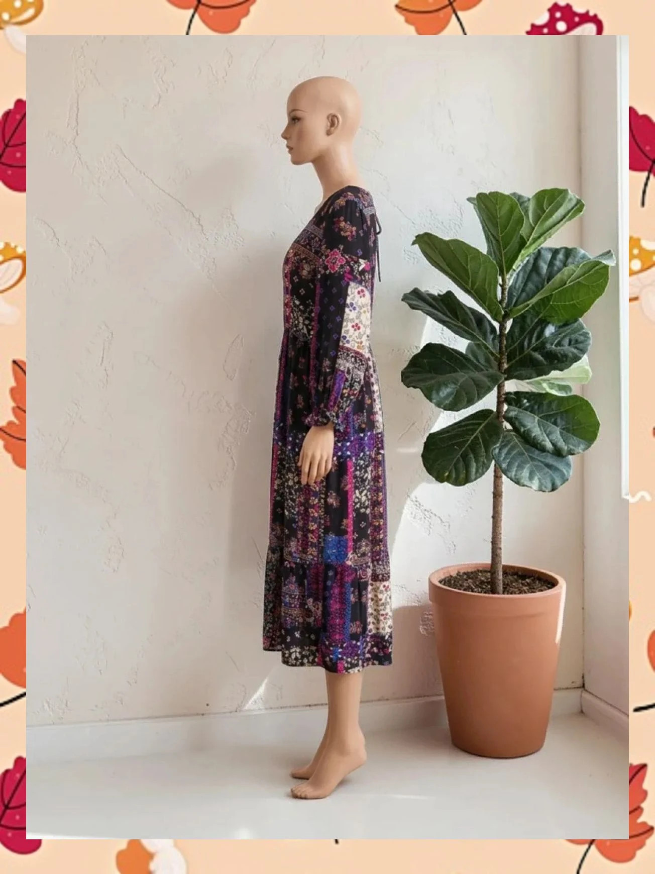Vestido Largo Bohemio Fluido Blancheporte - Talla 40 – Blancheporte – taille L / 40 / 12 2