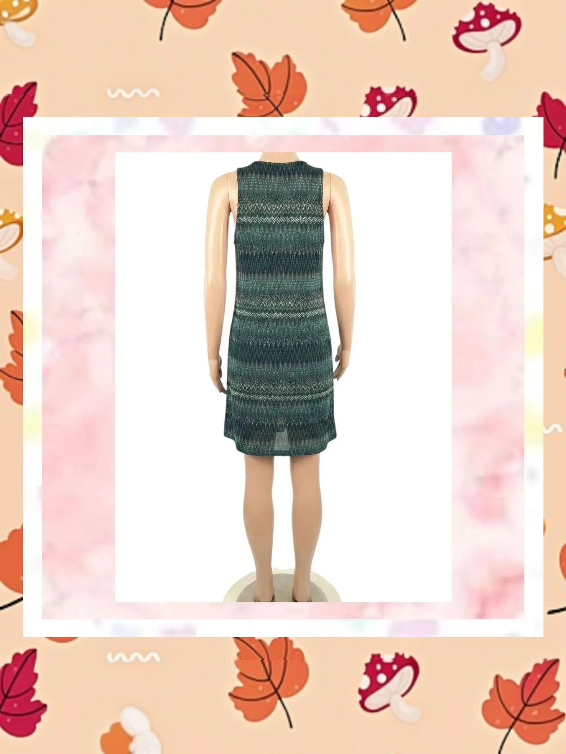 Vestido punto geométrico estilo boho Stradivarius S – Stradivarius – taille S / 36 / 8 3