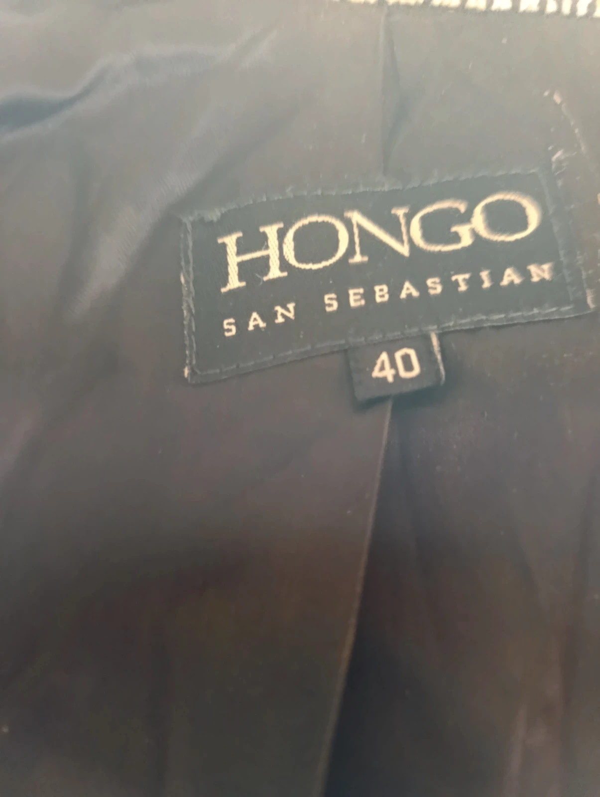 Blazer estructurada rayas Hongo San Sebastián T.40 – Hongo – taille L / 40 / 12 3
