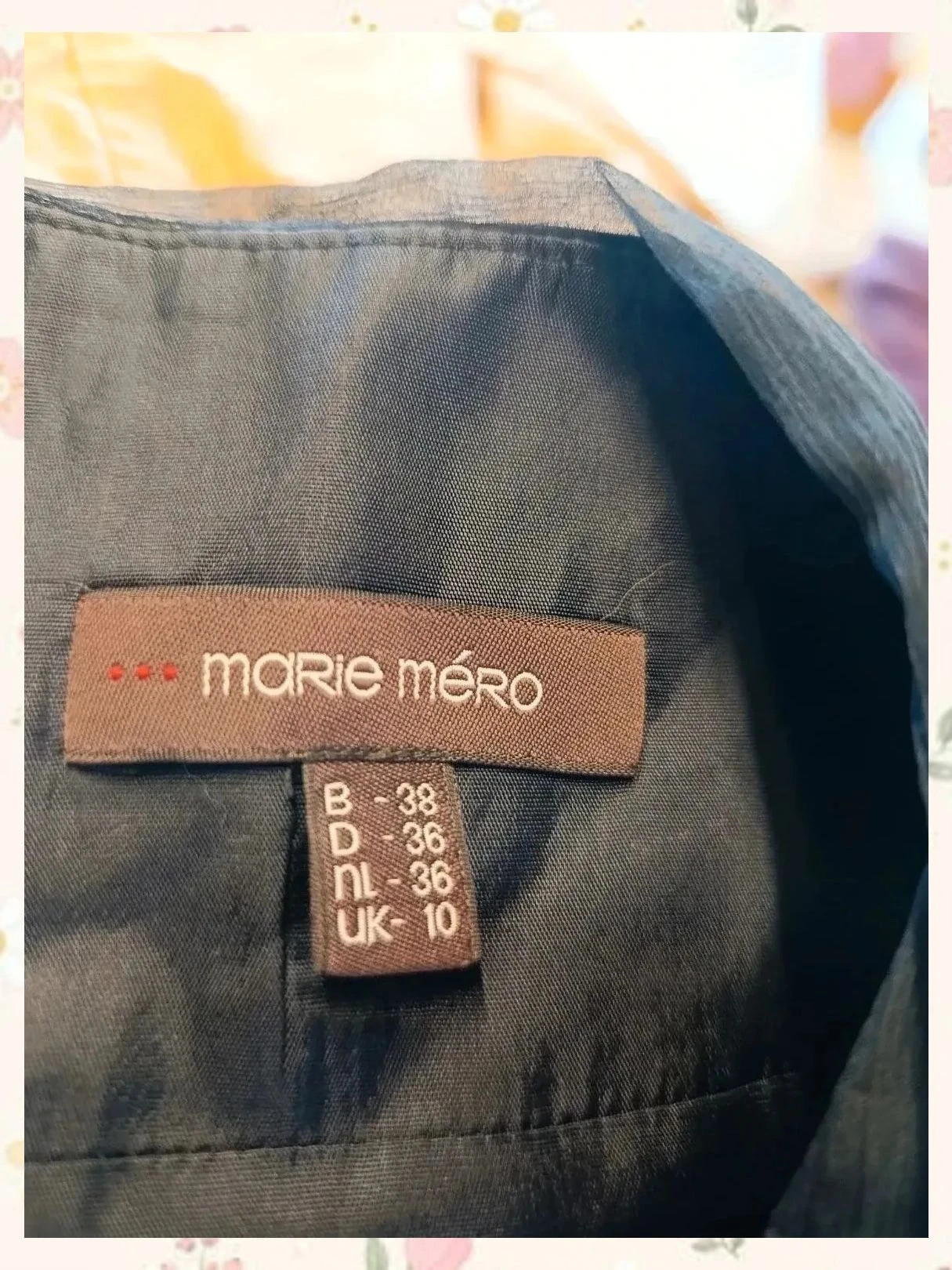 Falda Lápiz Marie Méro - Estampado Círculos Chic - Talla 38 – Marie Mero – taille M / 38 / 10 3
