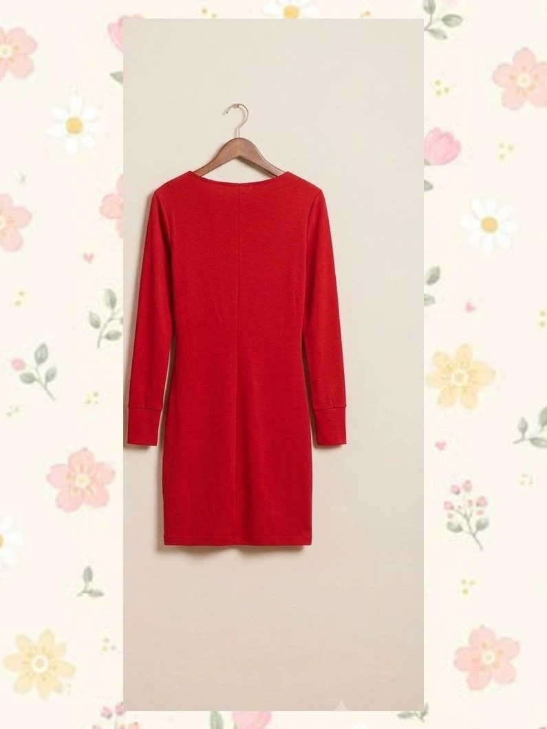 Vestido Rojo Erre de Raso - Talla 38 (Hecho en España) – Erre de Raso – taille M / 38 / 10 2