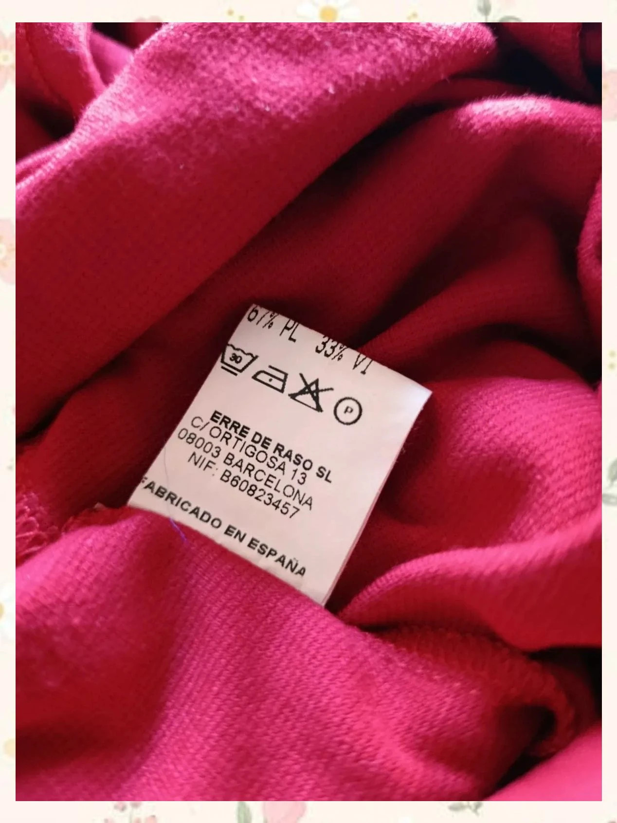 Vestido Rojo Erre de Raso - Talla 38 (Hecho en España) – Erre de Raso – taille M / 38 / 10 3