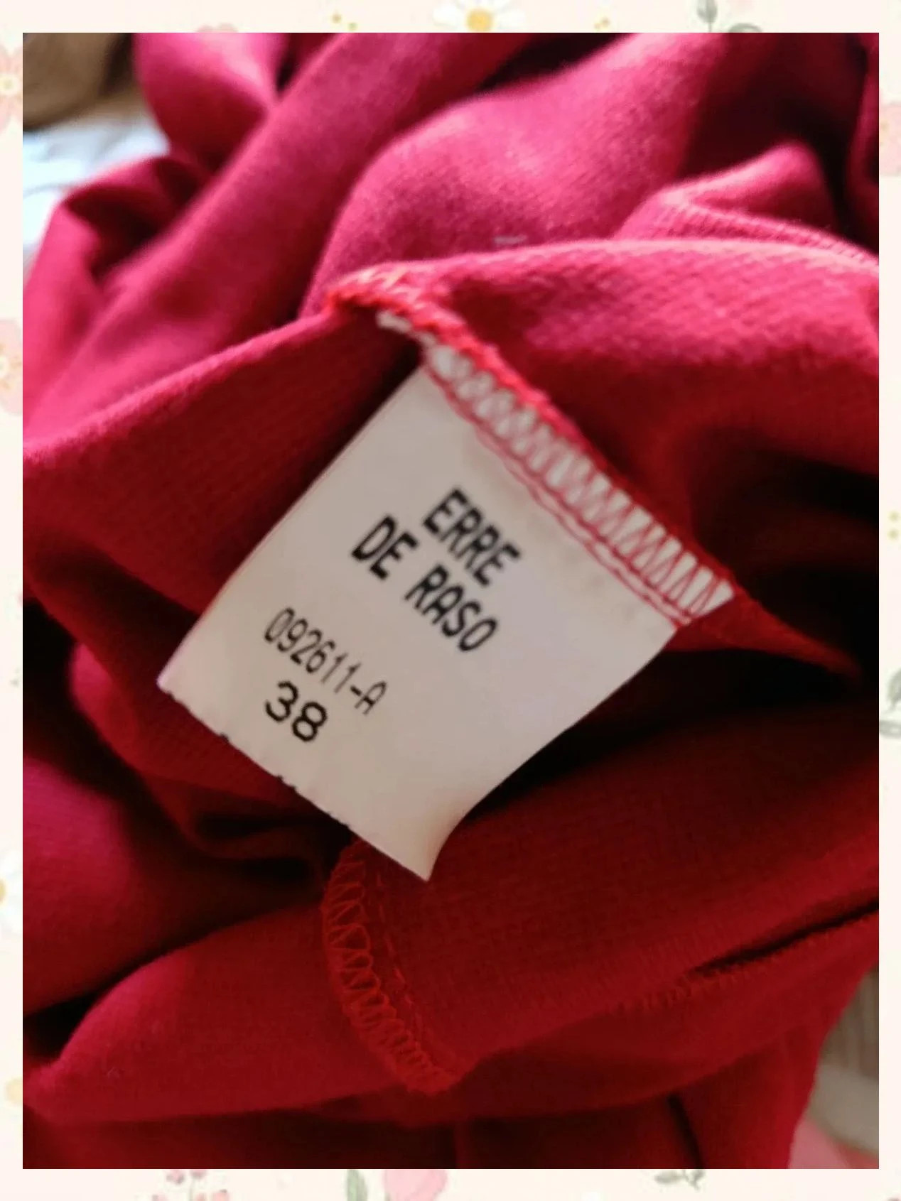 Vestido Rojo Erre de Raso - Talla 38 (Hecho en España) – Erre de Raso – taille M / 38 / 10 4