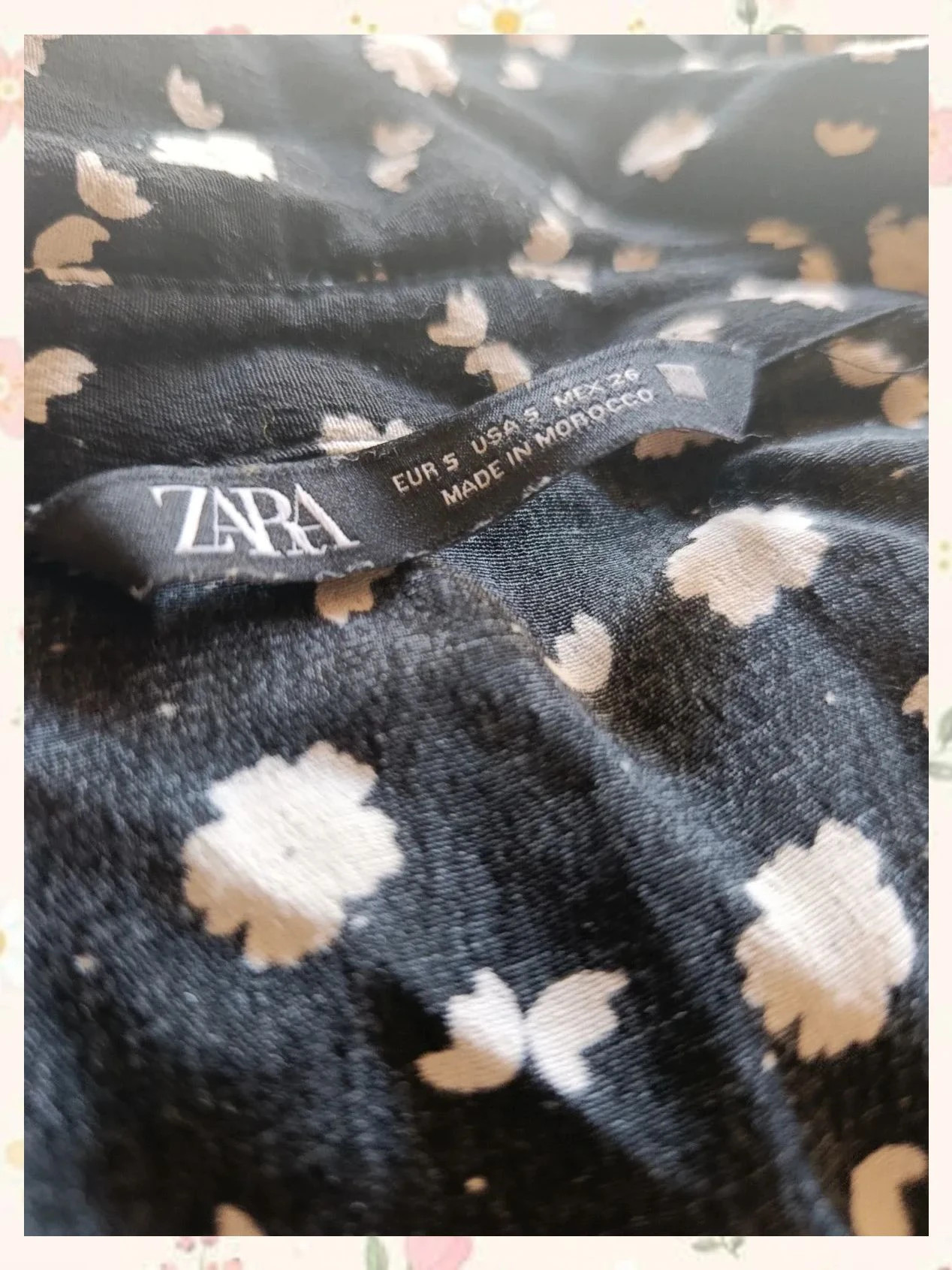 Vestido corto estampado floral Zara Talla S – Zara – taille S / 36 / 8 3