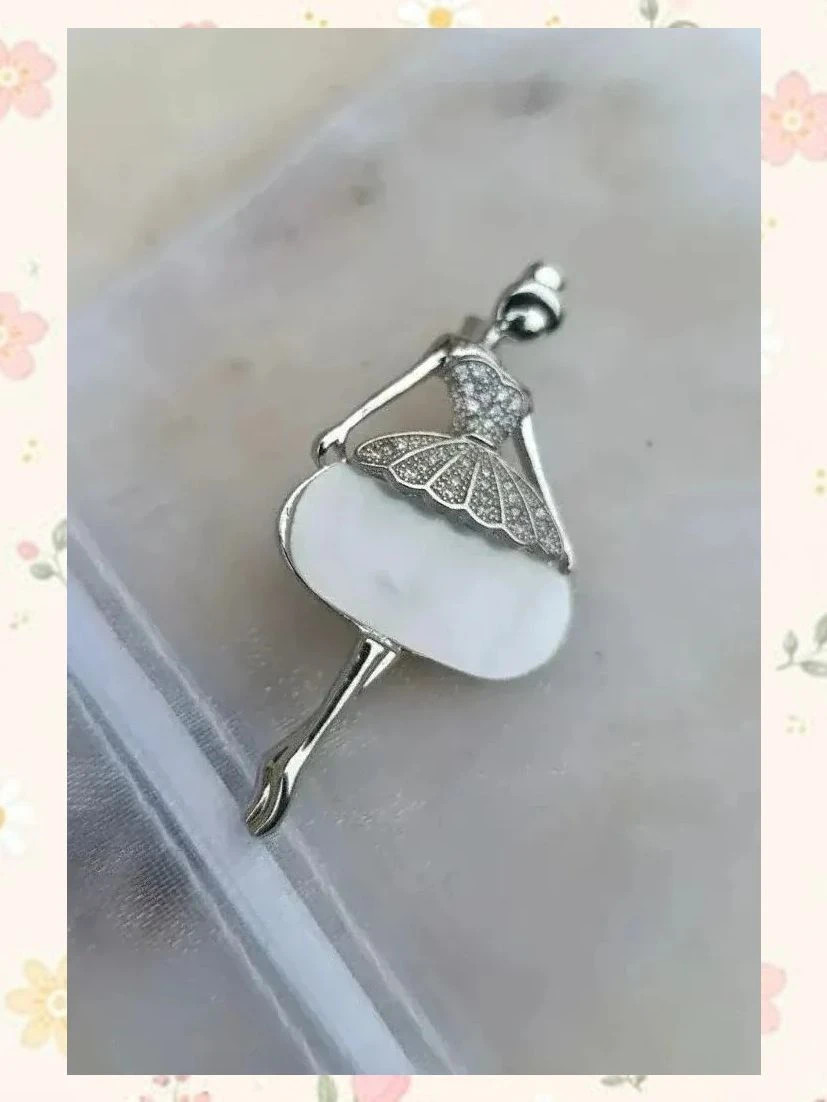 🩰 Broche Bailarina Joya Gold Filled y Circonitas 💎 5