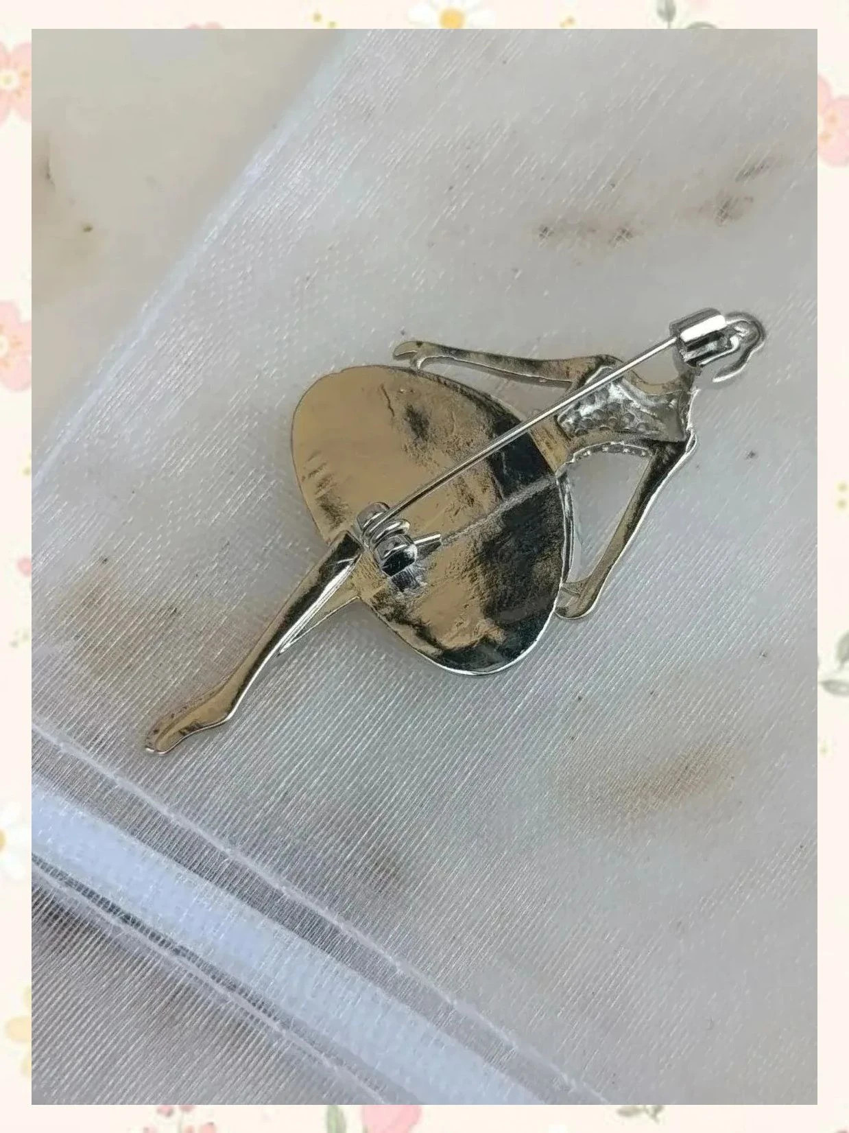 🩰 Broche Bailarina Joya Gold Filled y Circonitas 💎 2