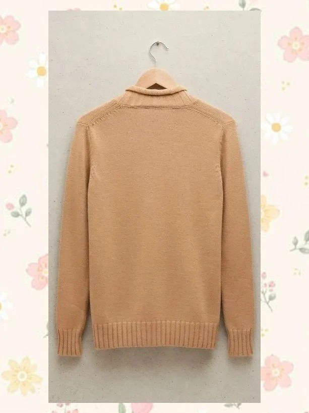 Cárdigan básico camel 100% algodón Zara – Zara – taille M / 38 / 10 2