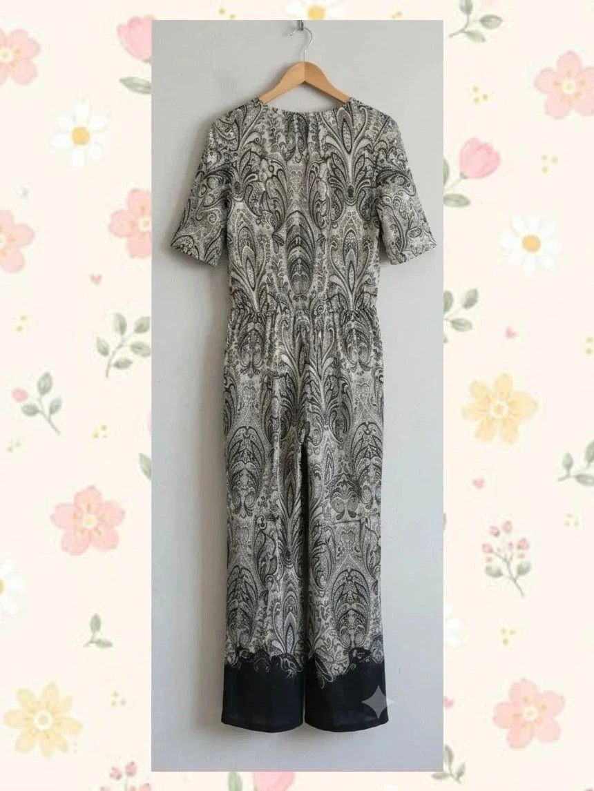 Elegante Jumpsuit Punt Roma - Estampado Paisley – Punto Roma – taille XL / 42 / 14 2