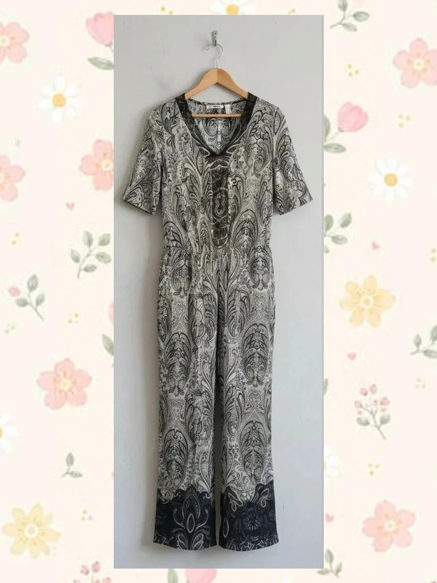 Elegante Jumpsuit Punt Roma - Estampado Paisley
