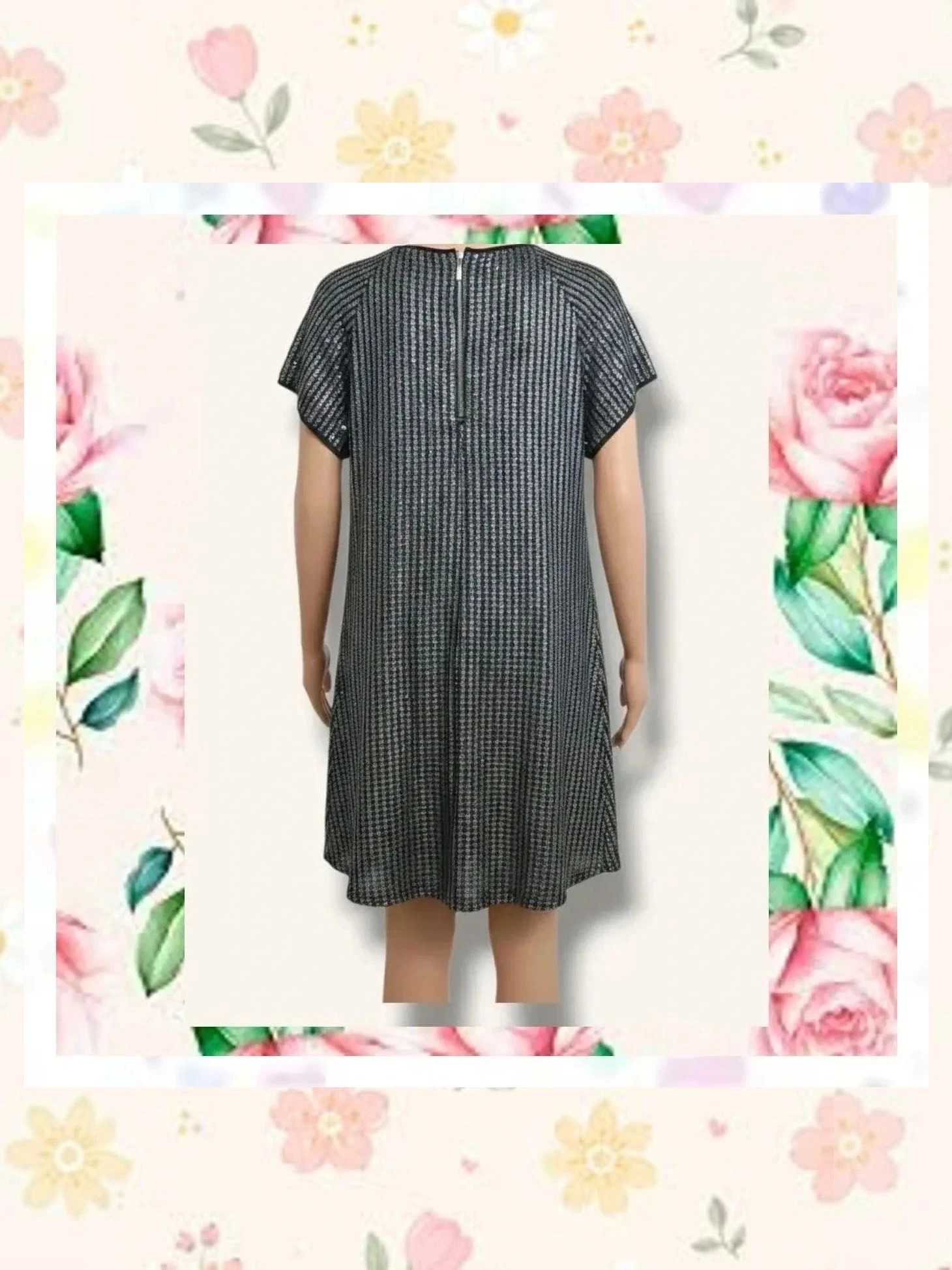 Vestido texturizado metalizado Twenty Easy by KAOS - Talla M – Twenty Easy – taille M / 38 / 10 2