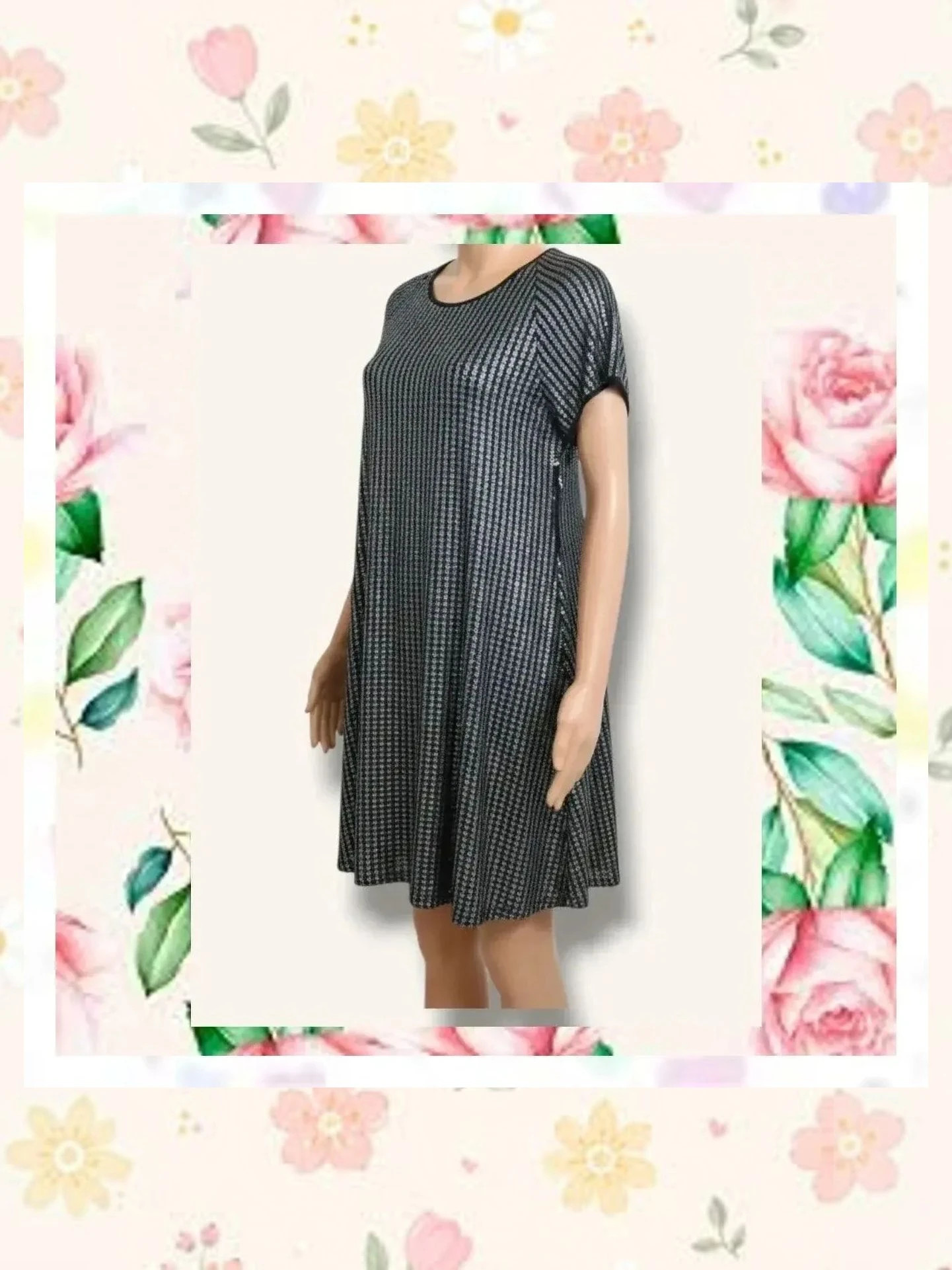 Vestido texturizado metalizado Twenty Easy by KAOS - Talla M – Twenty Easy – taille M / 38 / 10 3