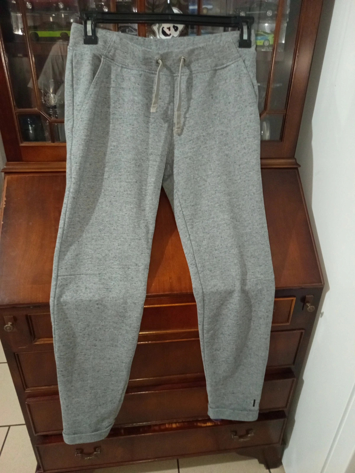 Jogging gris chiné Decathlon - Taille M