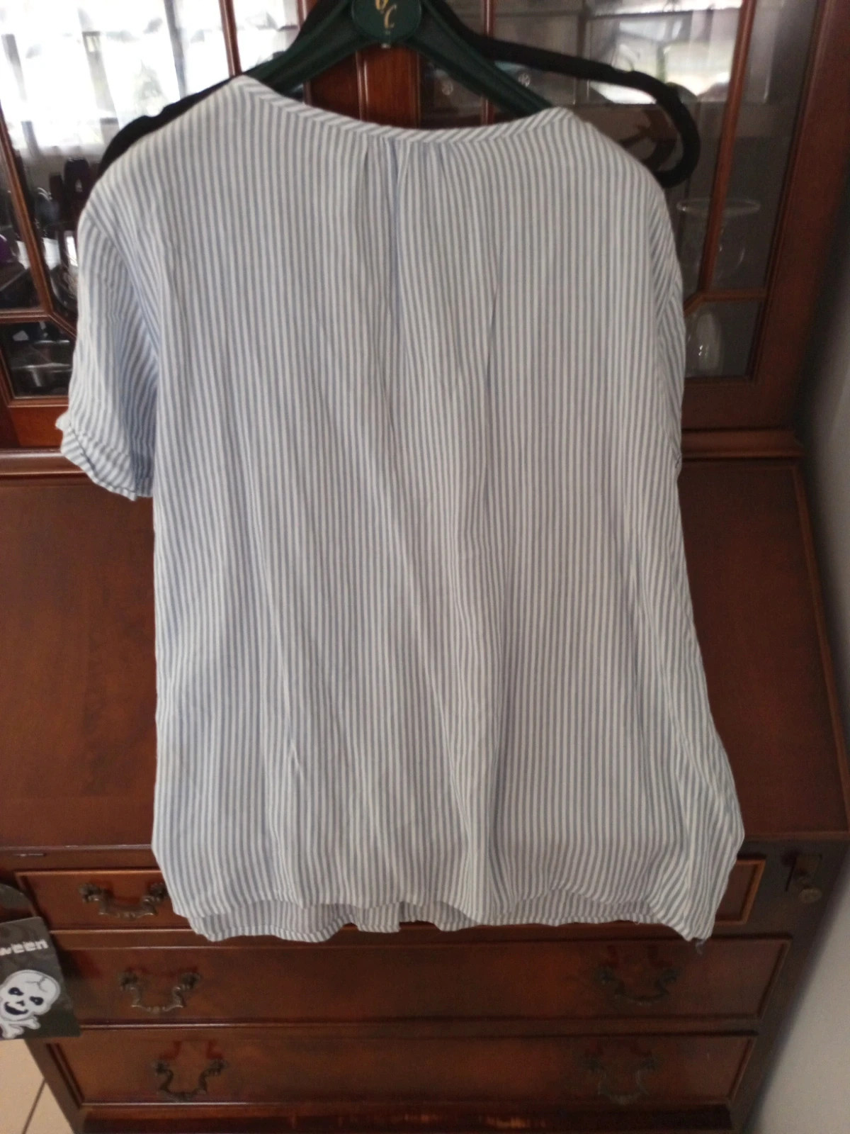 Blouse légère à rayures bleues et blanches Blancheporte T50 XXL – Blancheporte – taille XXL / 44 / 16 4