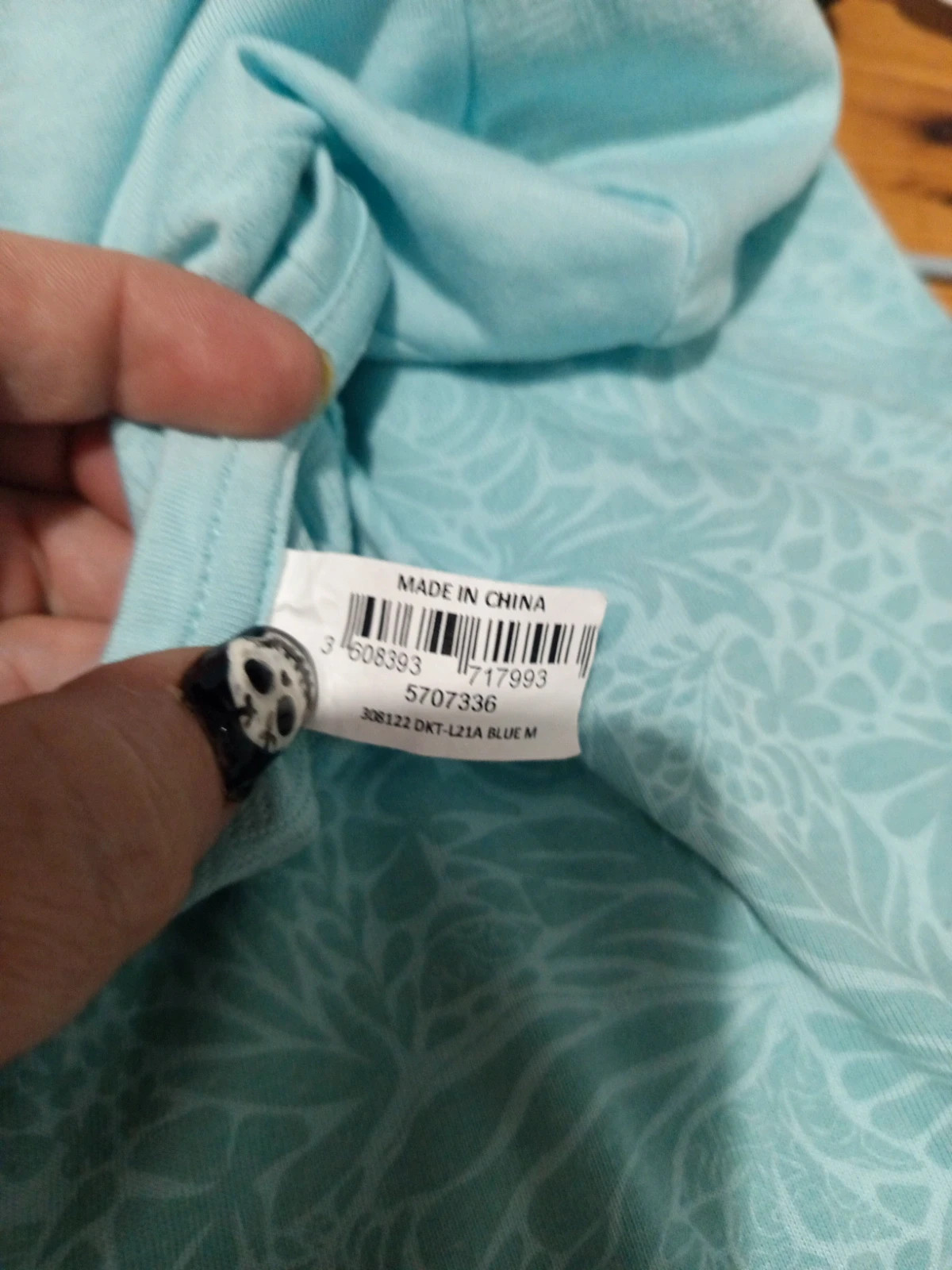 T-shirt de randonnée Quechua NH500 bleu ciel – Taille M – Decathlon – taille M / 38 / 10 4