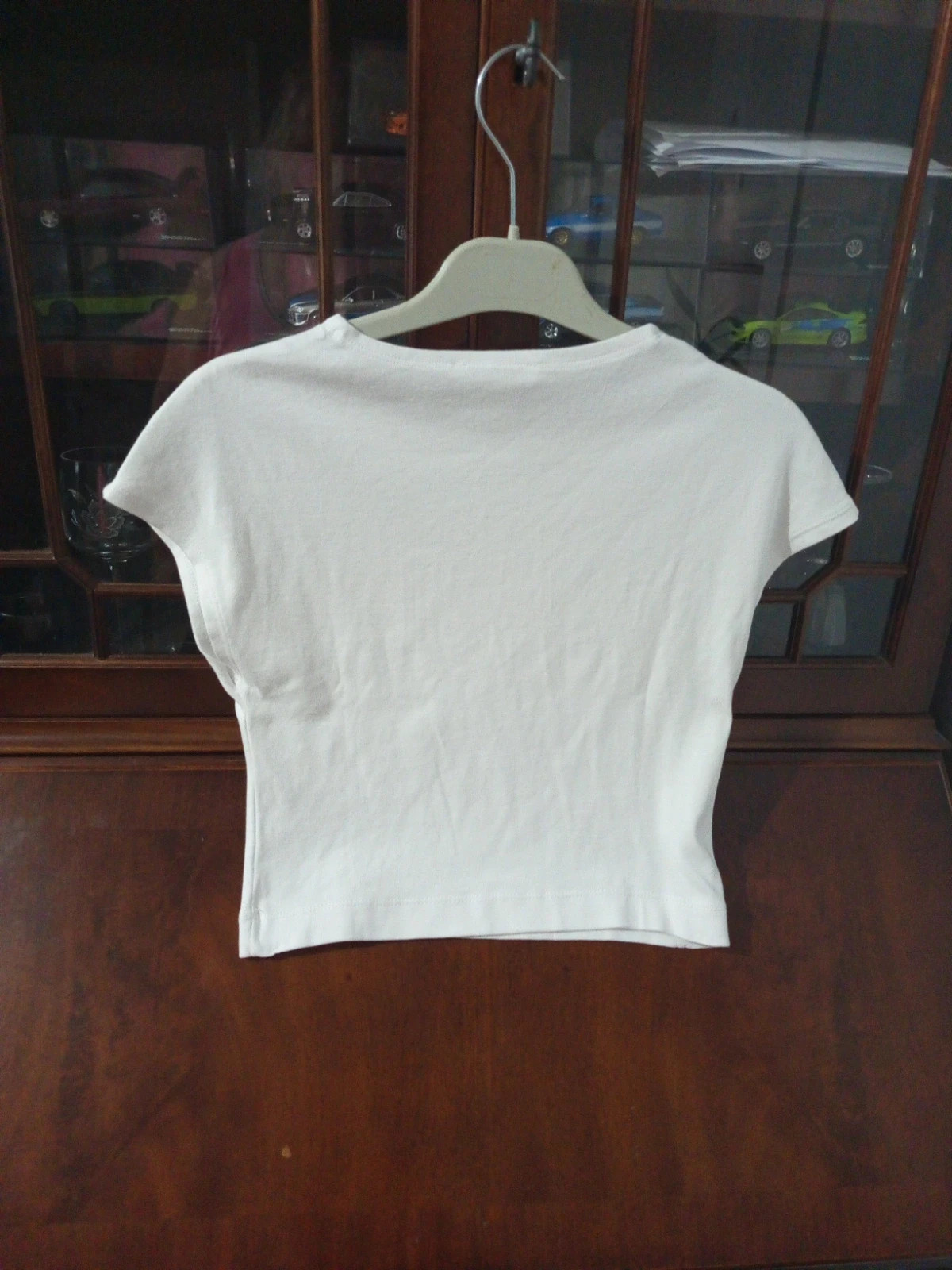 Crop top blanc basique Zara - Taille L – Zara – taille L / 40 / 12 2