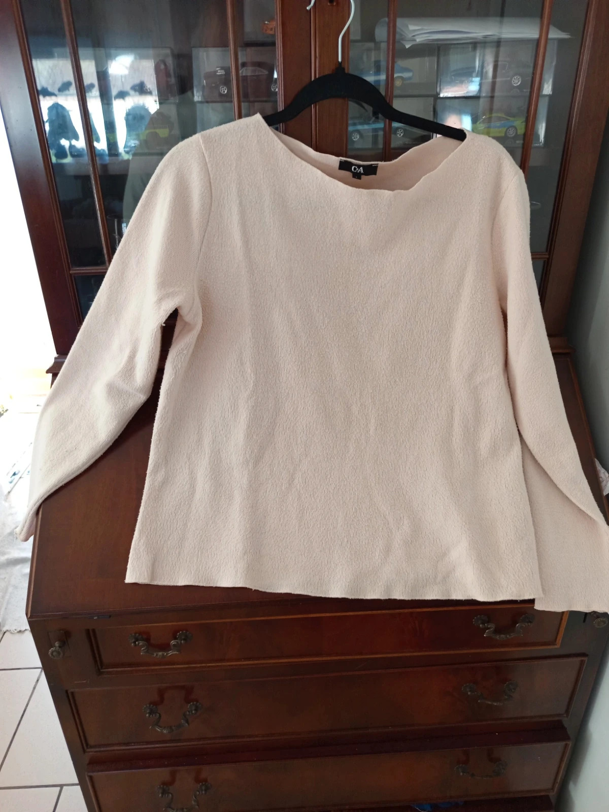 Top crème en maille fine C&A - Taille L – C&A – taille M / 38 / 10 2