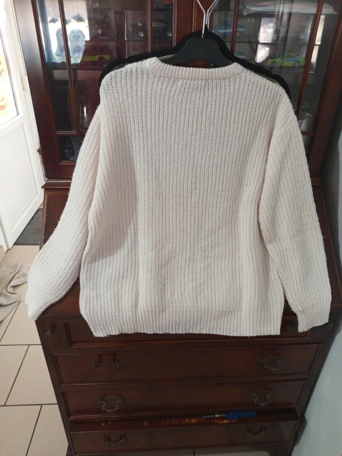Pull en maille ajourée écru Blancheporte – Taille 38/40 (M) – Blancheporte – taille M / 38 / 10 3