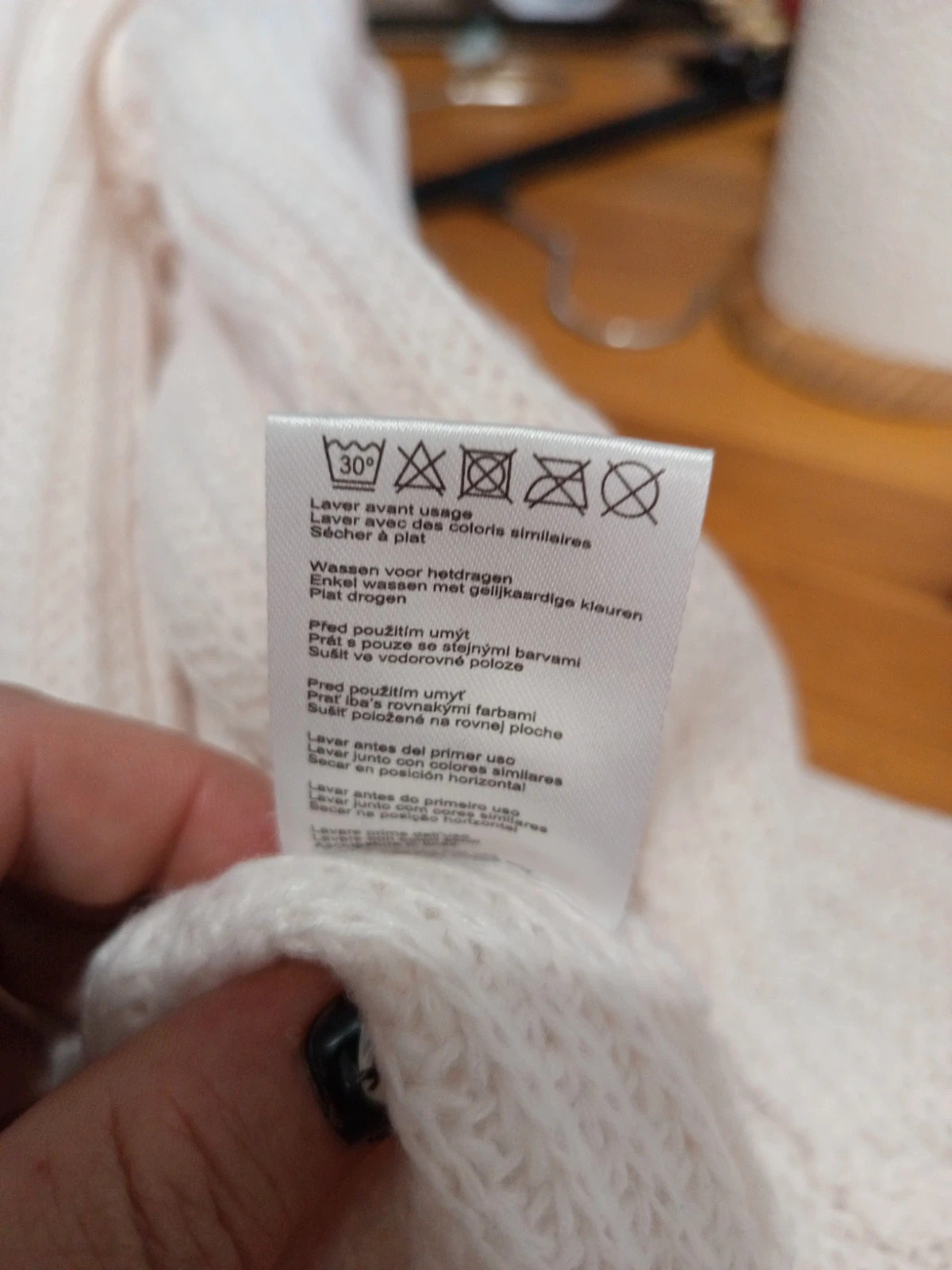 Pull en maille ajourée écru Blancheporte – Taille 38/40 (M) – Blancheporte – taille M / 38 / 10 5