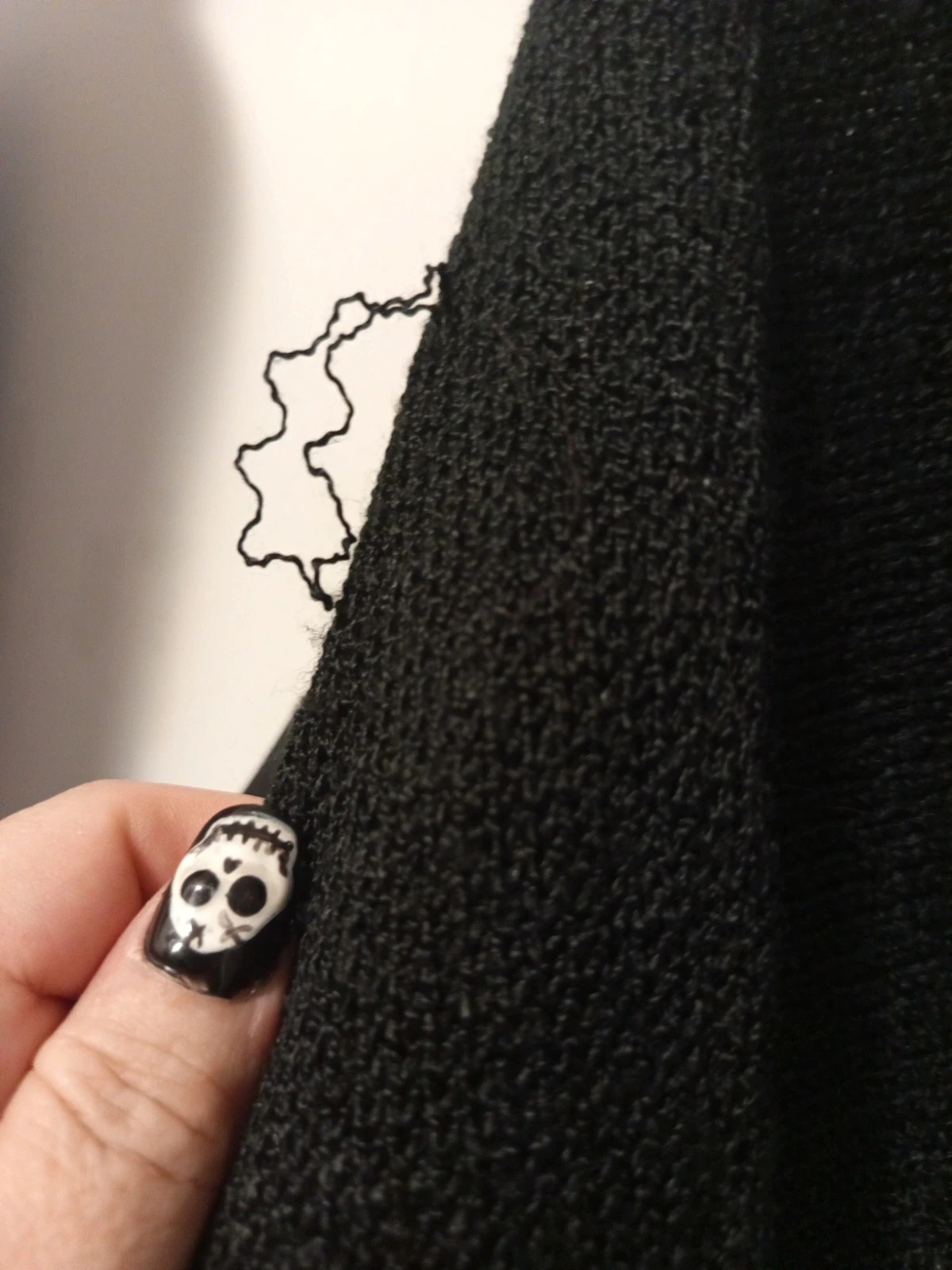 Pull noir col V Kiabi - Taille XS – Kiabi – taille XS / 34 / 6 3