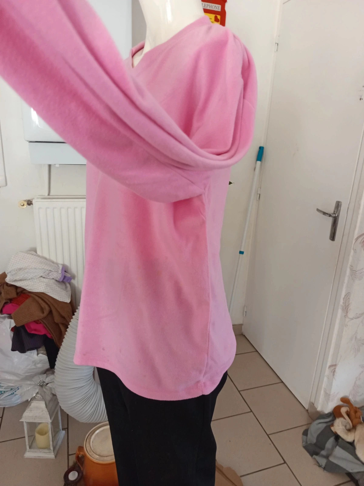 Haut de pyjama polaire rose Selena Secret's – Taille XL (42/44) – Selena secrets – taille XL / 42 / 14 2