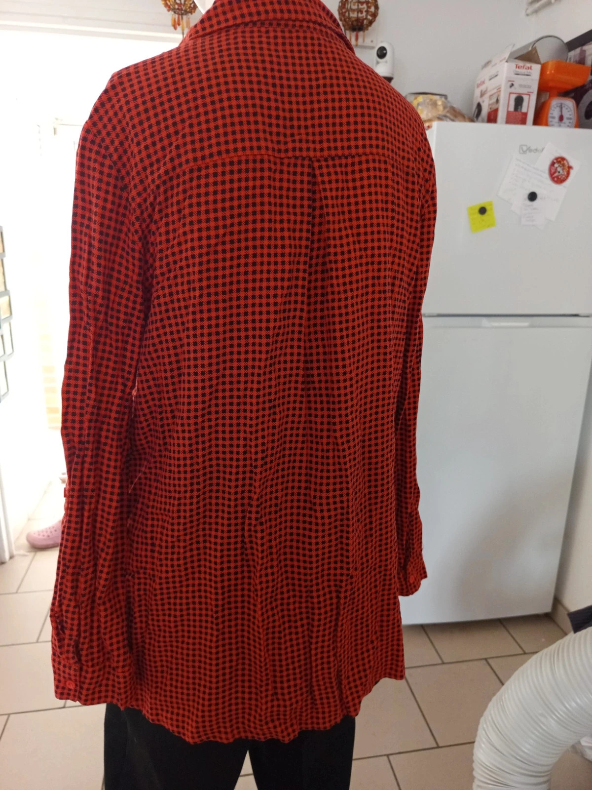Chemise longue / Tunique à carreaux rouge et noir Blancheporte – Taille 40 (M) – Blancheporte – taille M / 38 / 10 4