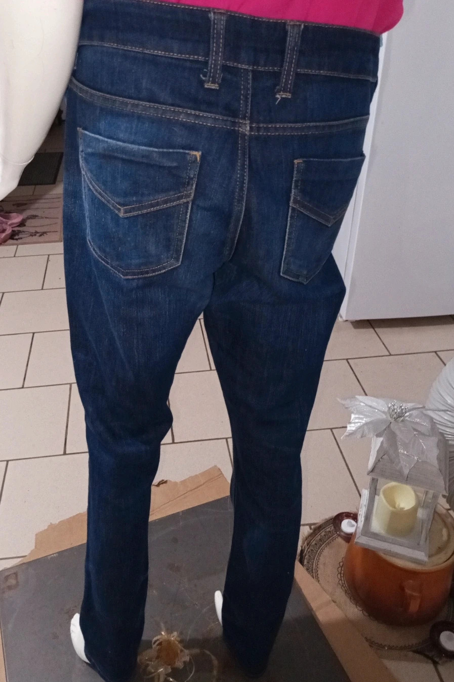 Jean slim bleu délavé Esmara – Taille 44 (Très bon état) – Esmara – taille XL / 42 / 14 4