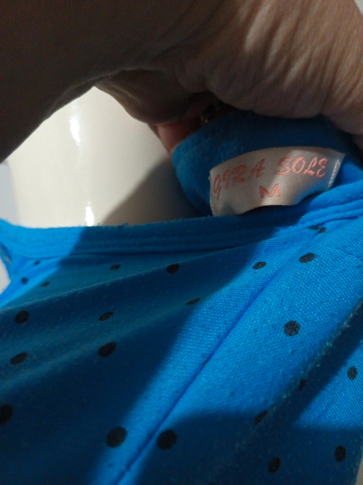 Ensemble pyjama bleu à pois marque Gira Sole – Taille M – Gira Sole – taille M / 38 / 10 4