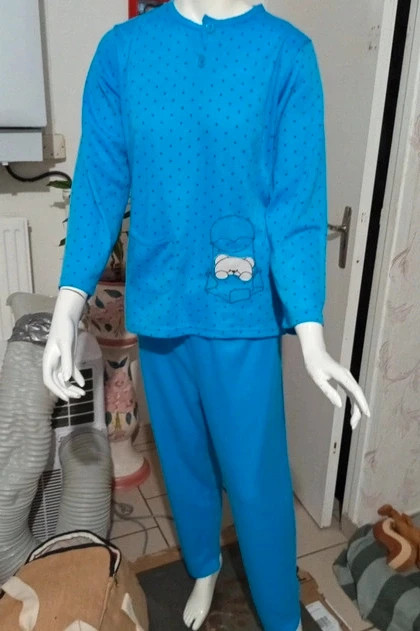 Ensemble pyjama bleu à pois marque Gira Sole – Taille M – Gira Sole – taille M / 38 / 10