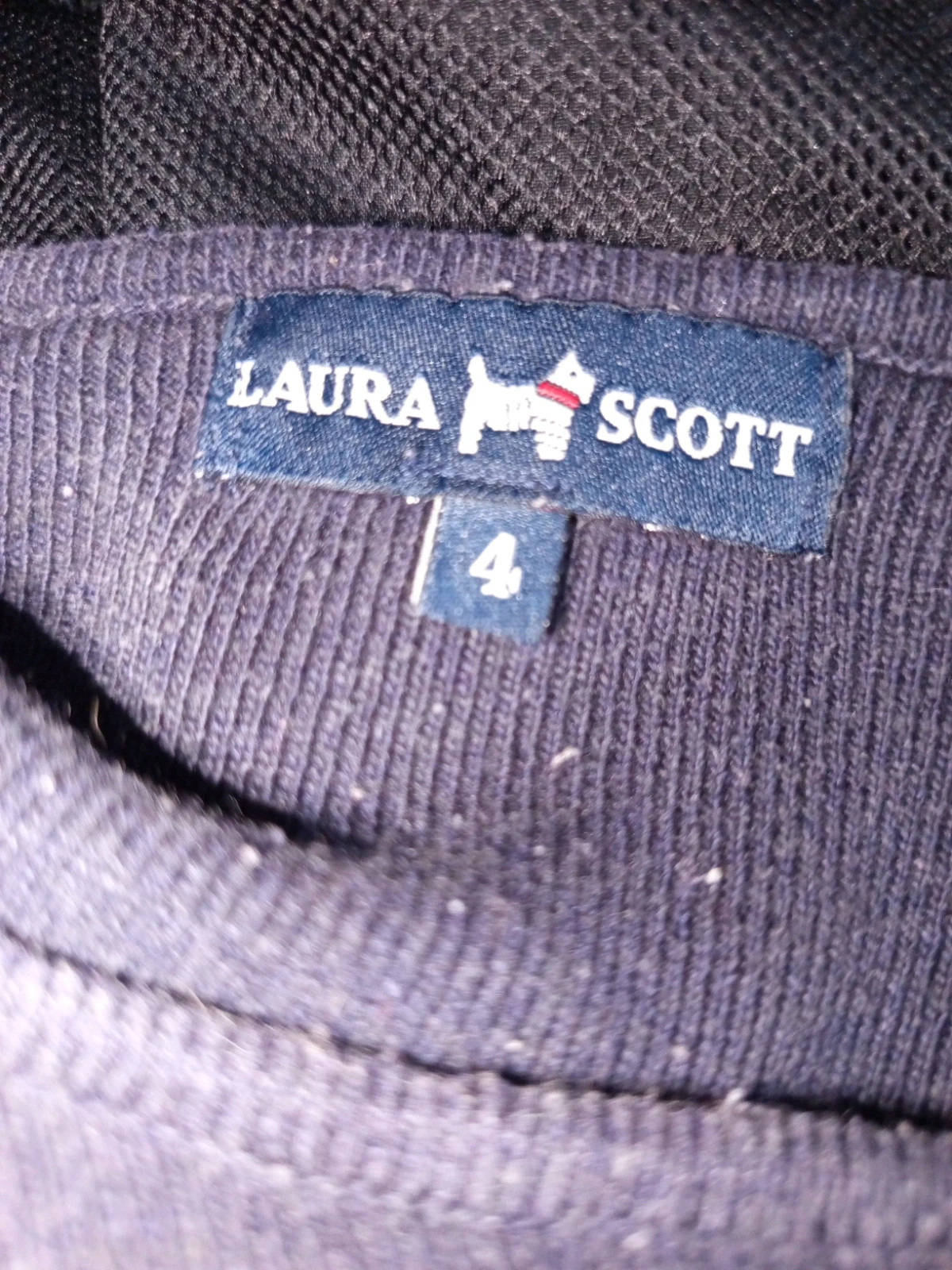 Pull marinière bleu marine Laura Scott – Style Preppy avec broderies – Taille S (36) – Laura Scott – taille S / 36 / 8 5