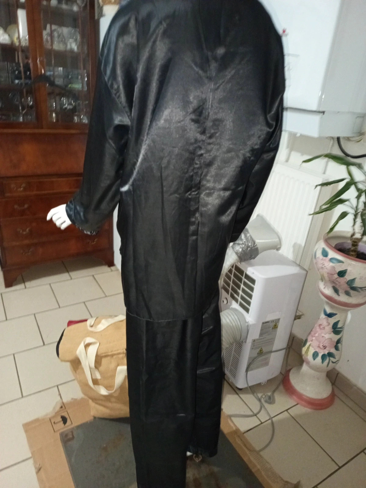 Pyjama fluide effet soie noir Taille M - My Collection – My Collection – taille M / 38 / 10 3