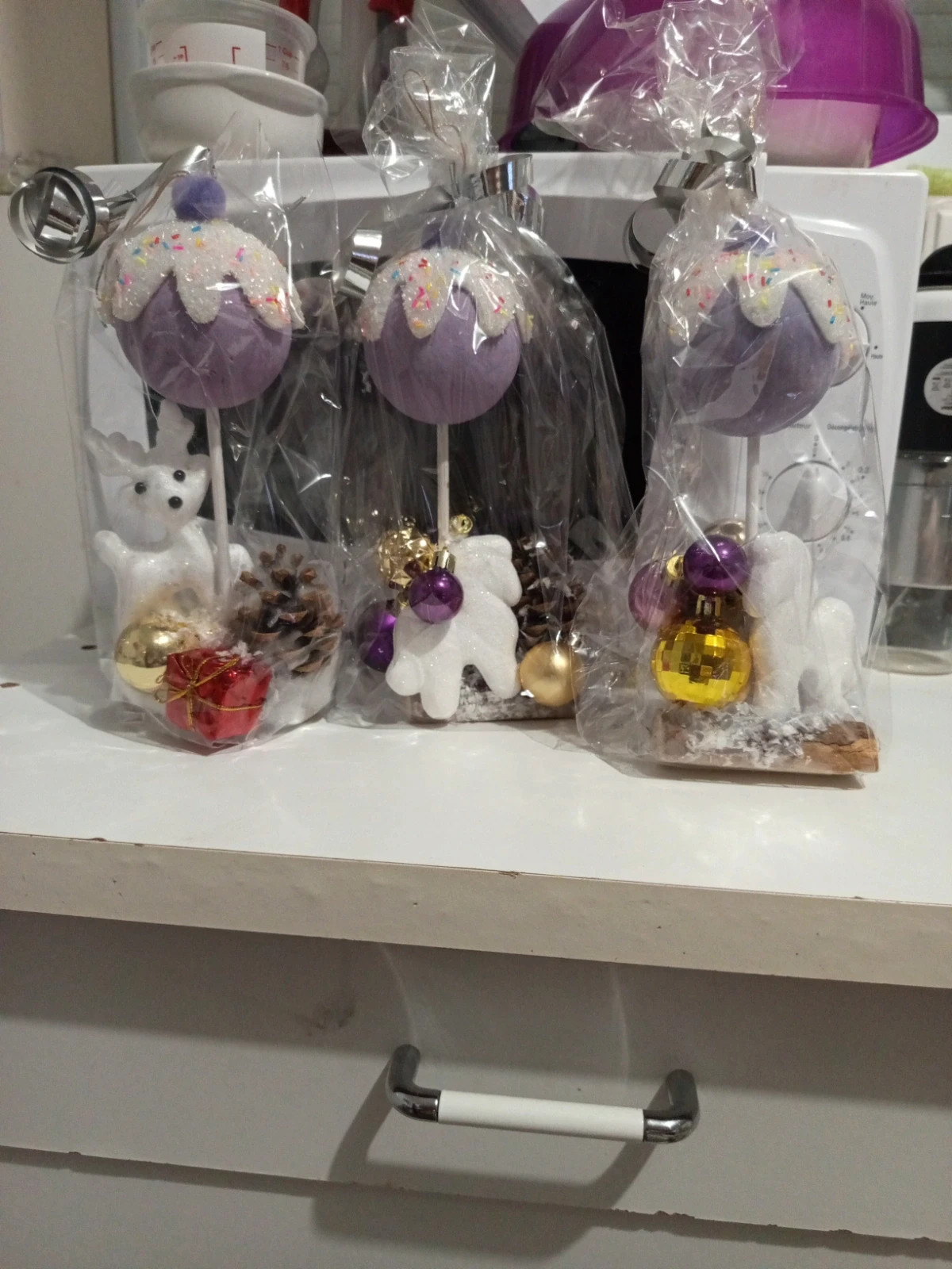 Ensemble de 8 Centres de Table / Cadeaux Invités Noël – Noël 5
