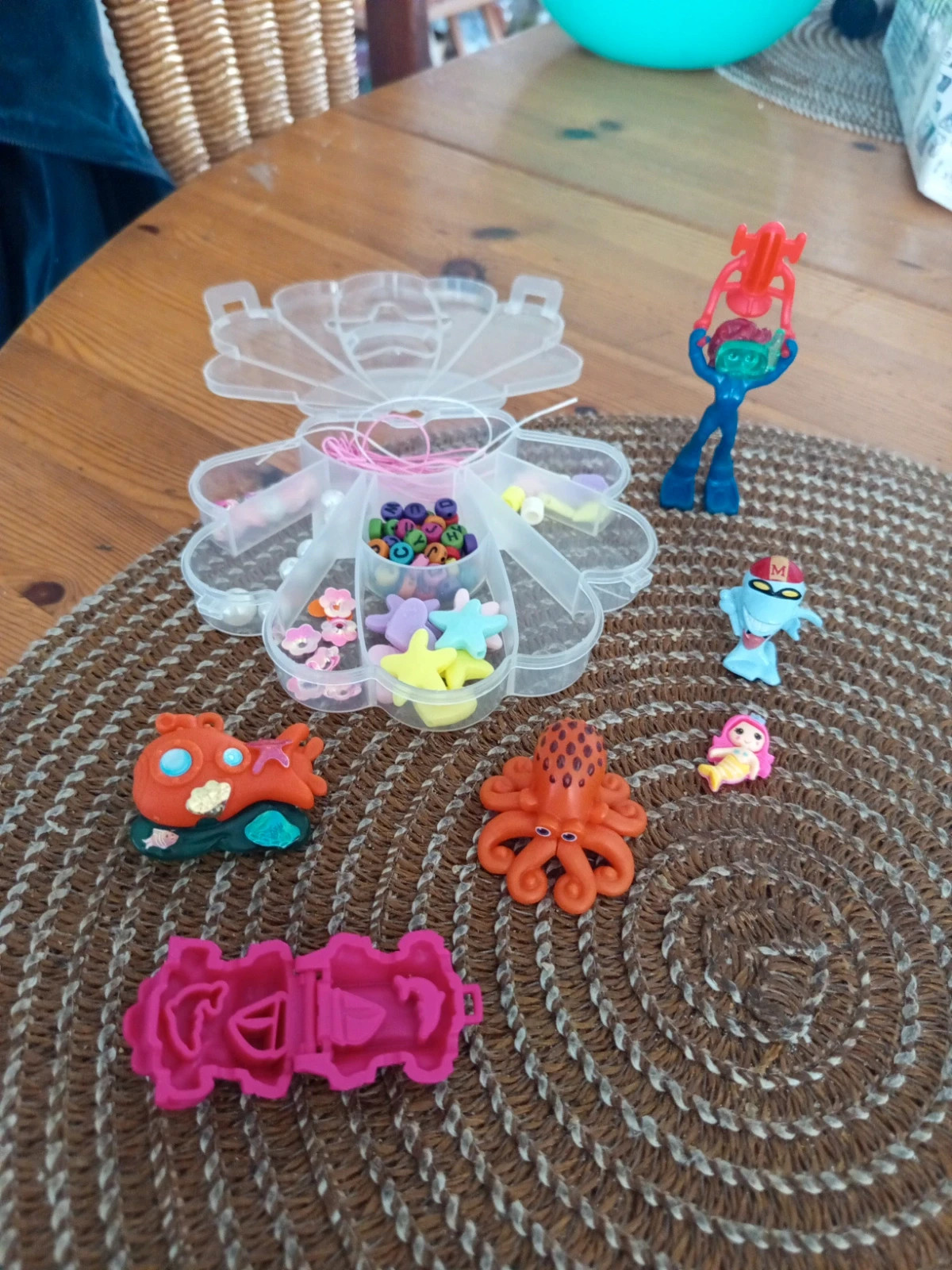 Lot créatif et figurines Océan / Mer - Boîte perles coquillage & Jouets – taille Taille unique 5