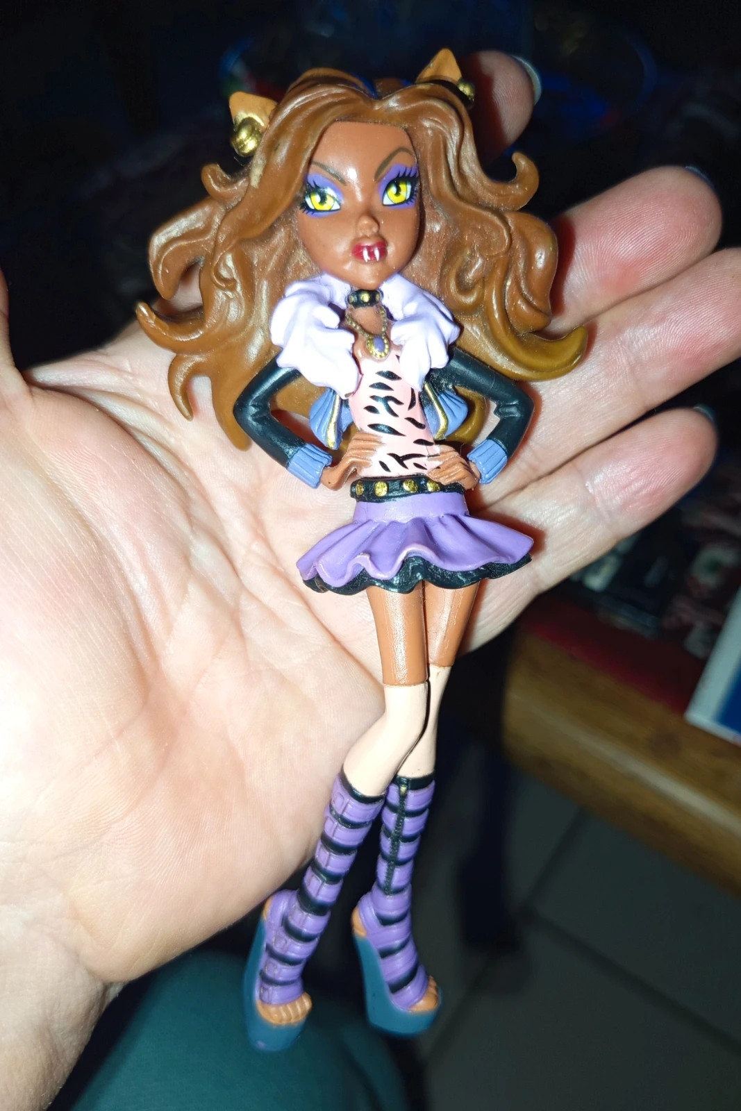 Figurine Monster High - Clawdeen Wolf Collection Hachette RBA – Monster High – taille Taille unique 3
