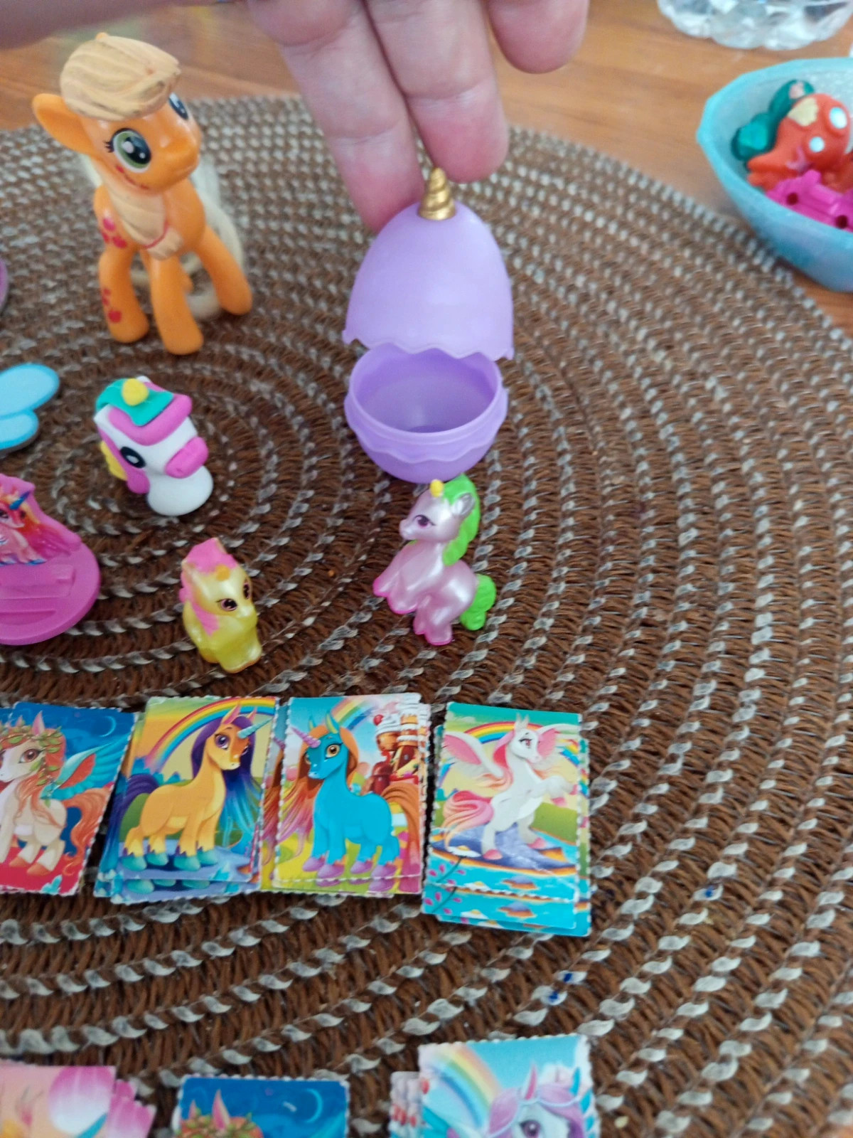 Lot de jouets Licornes et Mon Petit Poney - Jeu de laçage & Figurines – S – taille Taille unique 5
