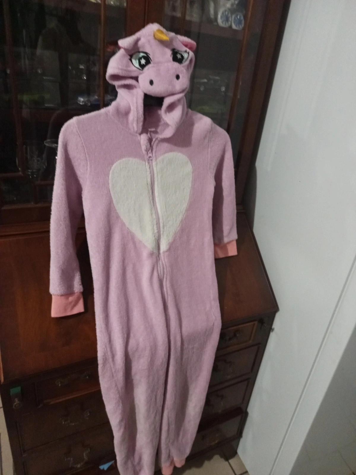 Combinaison pyjama licorne rose – 8 ans – Zeeman – taille 8 ans / 128 cm 5