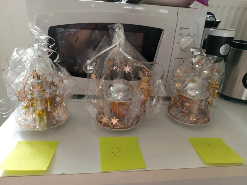 Lot de 3 Tasses,casse noisette