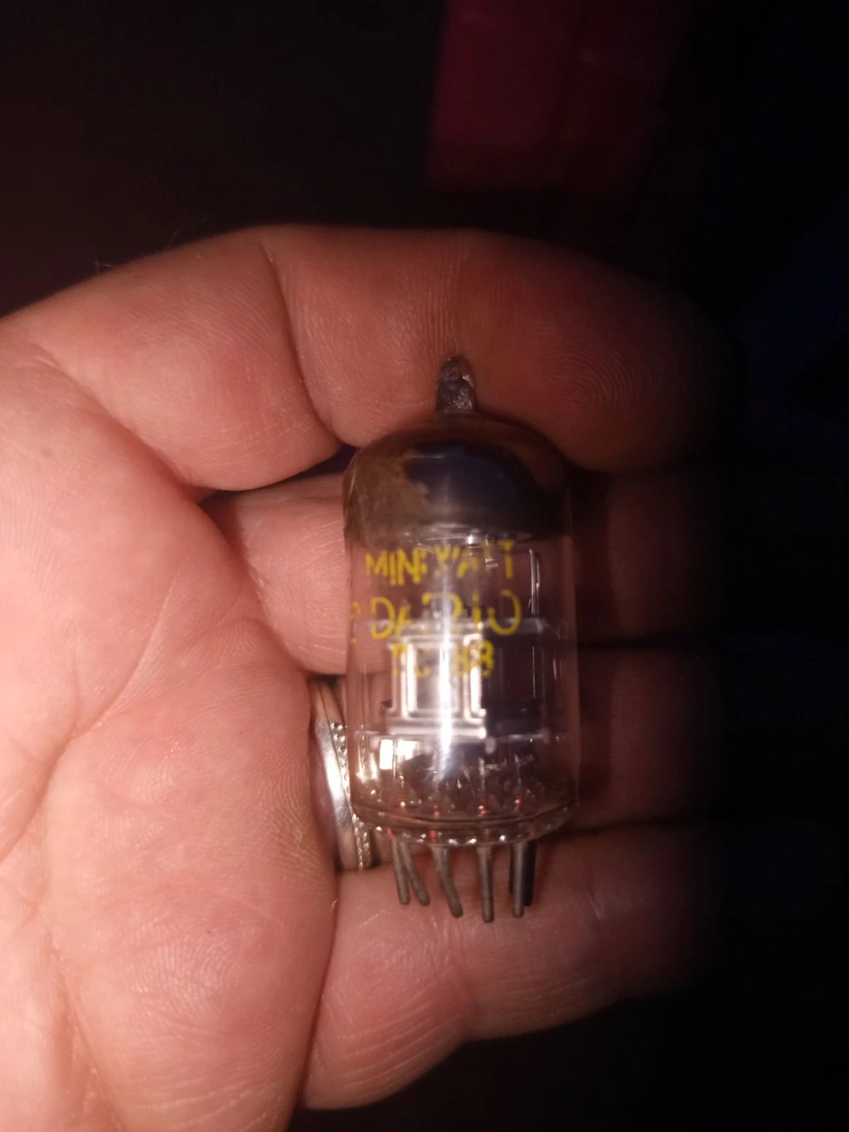 1 Tube Électronique Vintage ECF80 Miniwatt Dario - Non Testé / En l'État 2